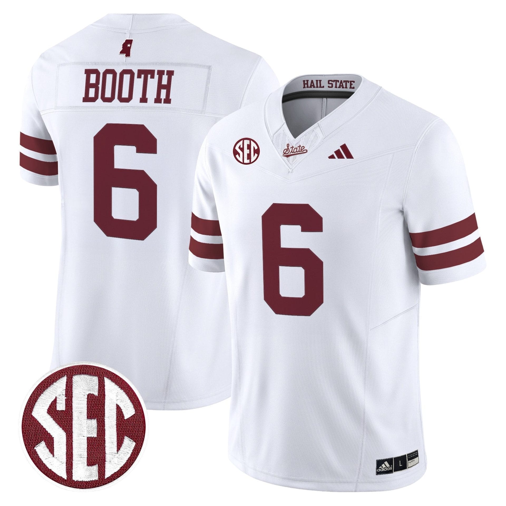 Mississippi State Bulldogs 'Dark Mode' Vapor Limited Jersey - All Stitched 23 Mississippi State Bulldogs 'Dark Mode' Vapor Limited Jersey - All Stitched - Image 23