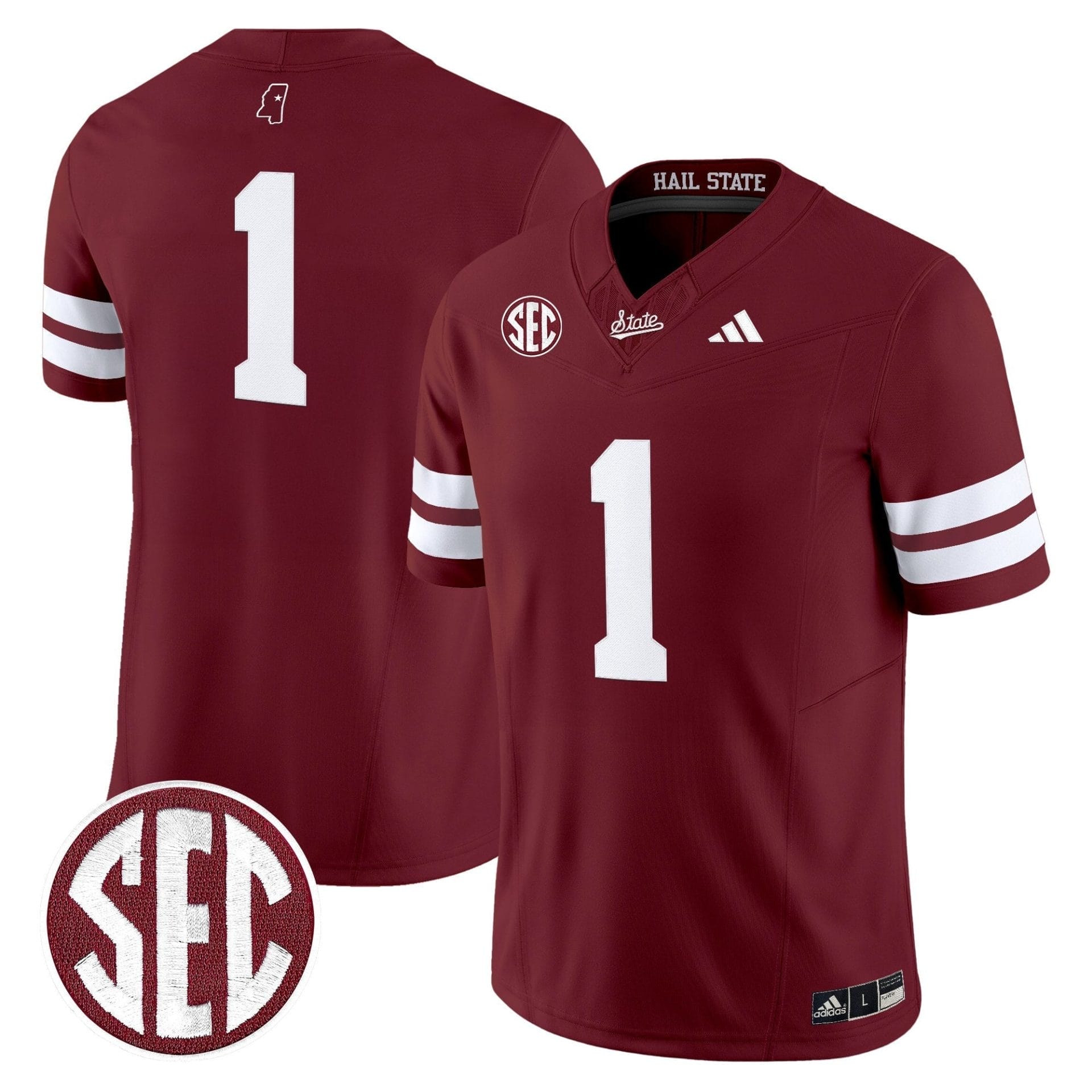 Mississippi State Bulldogs 'Dark Mode' Vapor Limited Jersey - All Stitched 33 Mississippi State Bulldogs 'Dark Mode' Vapor Limited Jersey - All Stitched - Image 33