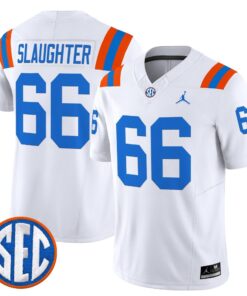 Alternative view of Florida Gators '1960s Throwback' Vapor Limited Jersey - All Stitched