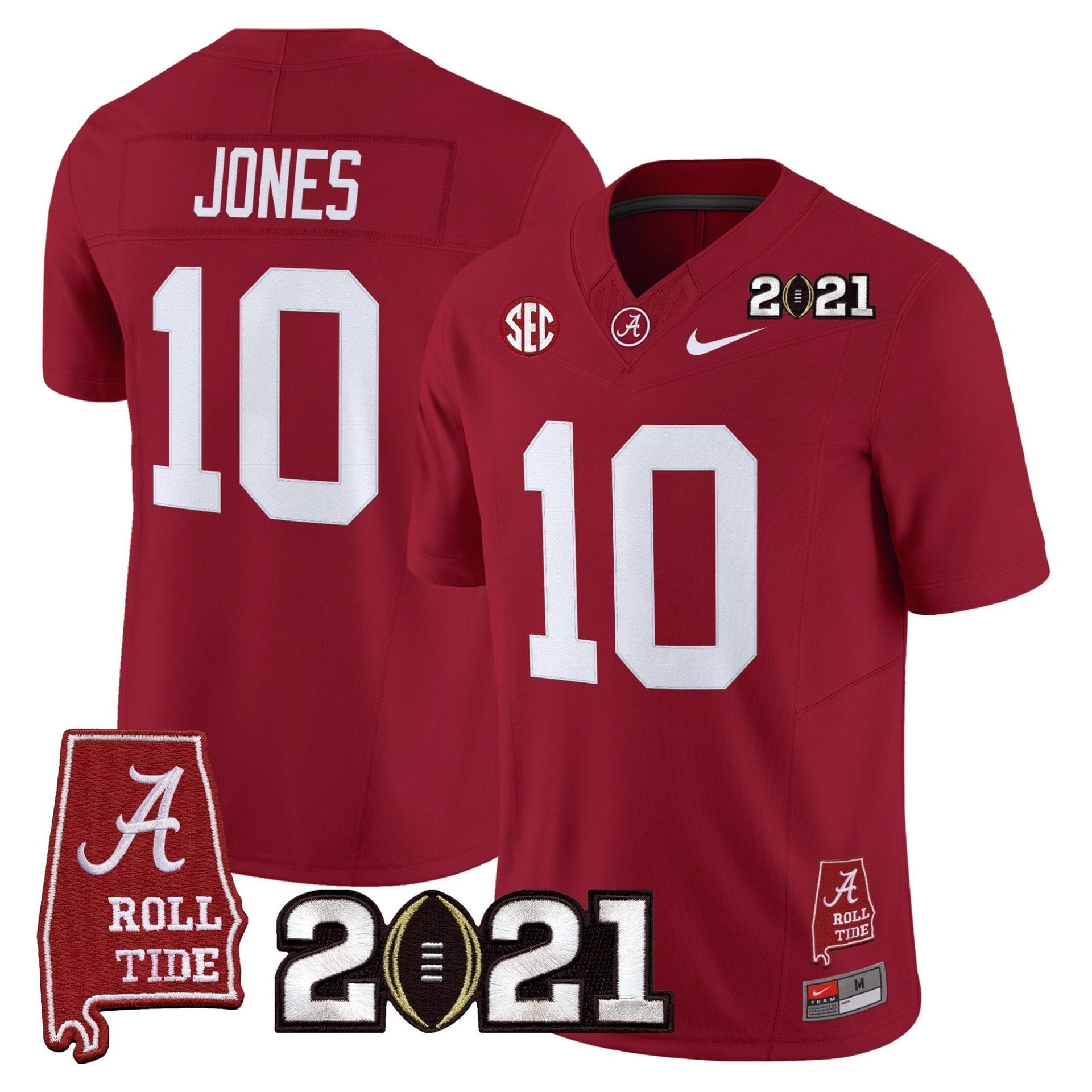 Alabama Crimson Tide '2021 CFP National Championship' Vapor Limited Jersey - Alabama Map - All Stitched 97 1755686016fda9368110