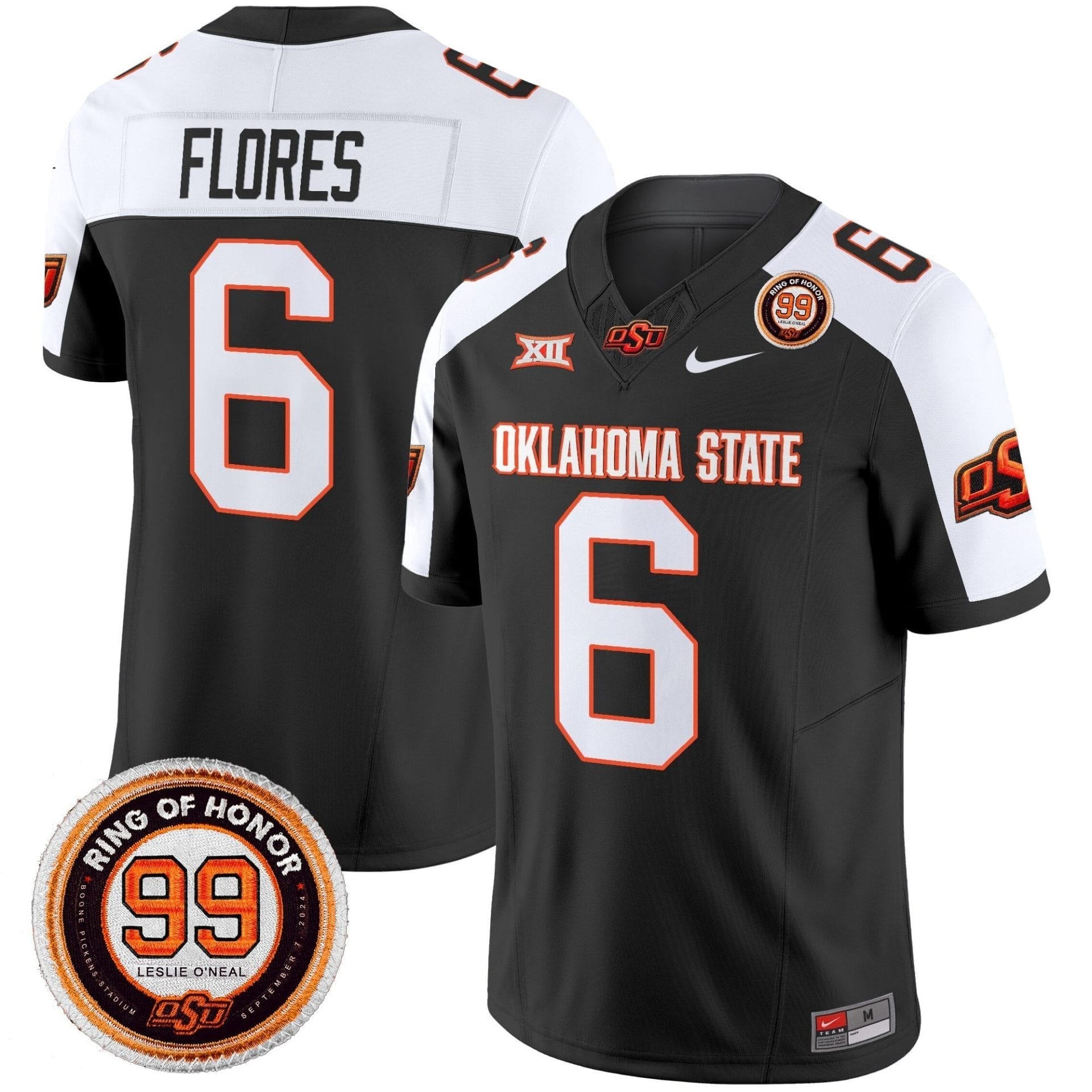Oklahoma State Cowboys 2025 Vapor Limited Jersey - Leslie O'neal Patch - All Stitched 21 Oklahoma State Cowboys 2025 Vapor Limited Jersey - Leslie O'neal Patch - All Stitched - Image 21