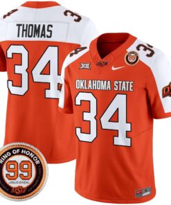 Oklahoma State Cowboys 2025 Vapor Limited Jersey - Leslie O'neal Patch - All Stitched 83 1755858065292
