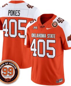 Oklahoma State Cowboys 2025 Vapor Limited Jersey - Leslie O'neal Patch - All Stitched 60 1755858065302