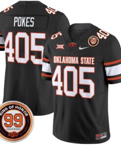 Oklahoma State Cowboys 2025 Vapor Limited Jersey - Leslie O'neal Patch - All Stitched 51 1755858074951