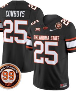 Oklahoma State Cowboys 2025 Vapor Limited Jersey - Leslie O'neal Patch - All Stitched 59 1755858077863