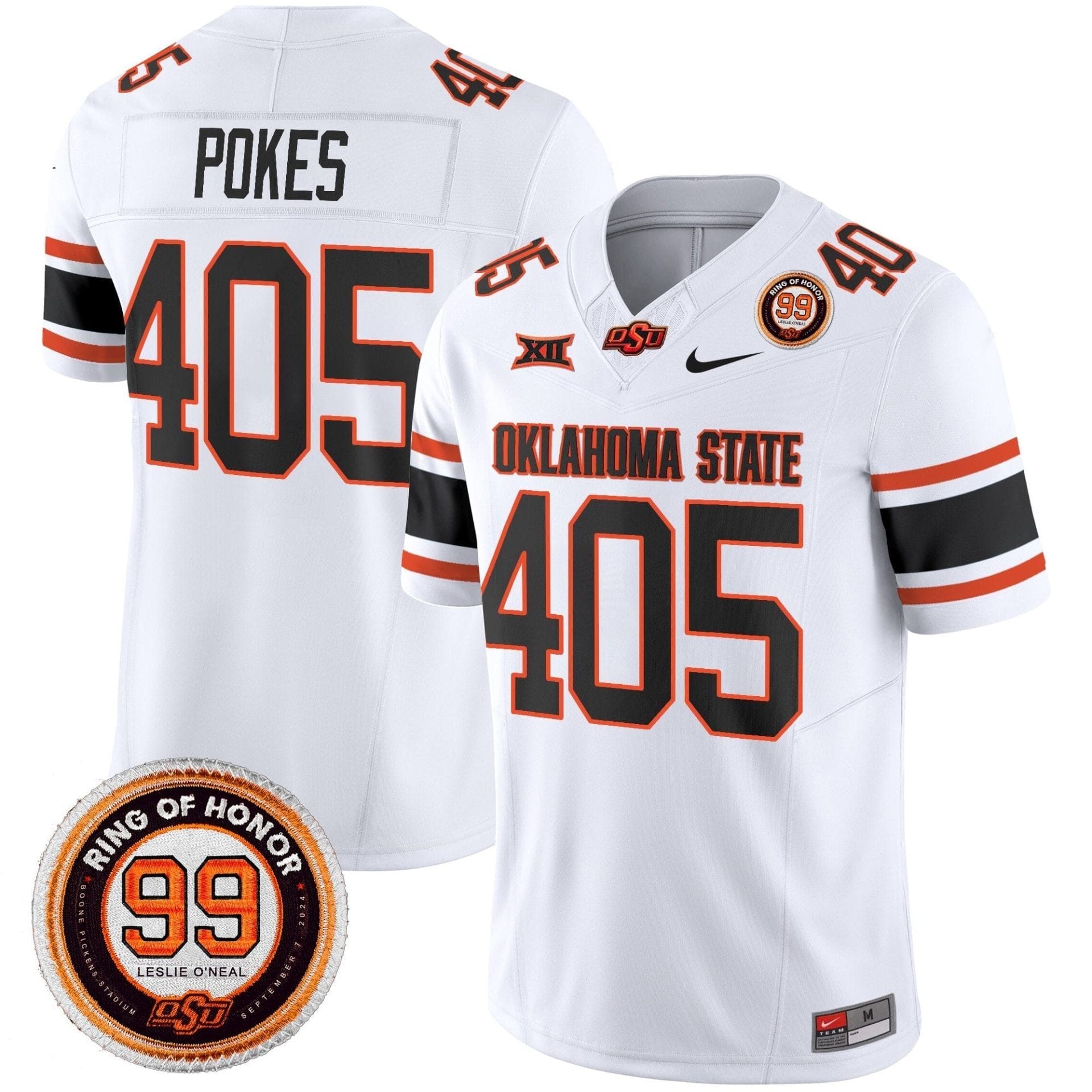 Oklahoma State Cowboys 2025 Vapor Limited Jersey - Leslie O'neal Patch - All Stitched 19 Oklahoma State Cowboys 2025 Vapor Limited Jersey - Leslie O'neal Patch - All Stitched - Image 19