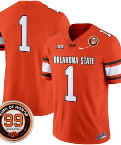 Oklahoma State Cowboys 2025 Vapor Limited Jersey - Leslie O'neal Patch - All Stitched 49 1755858109670