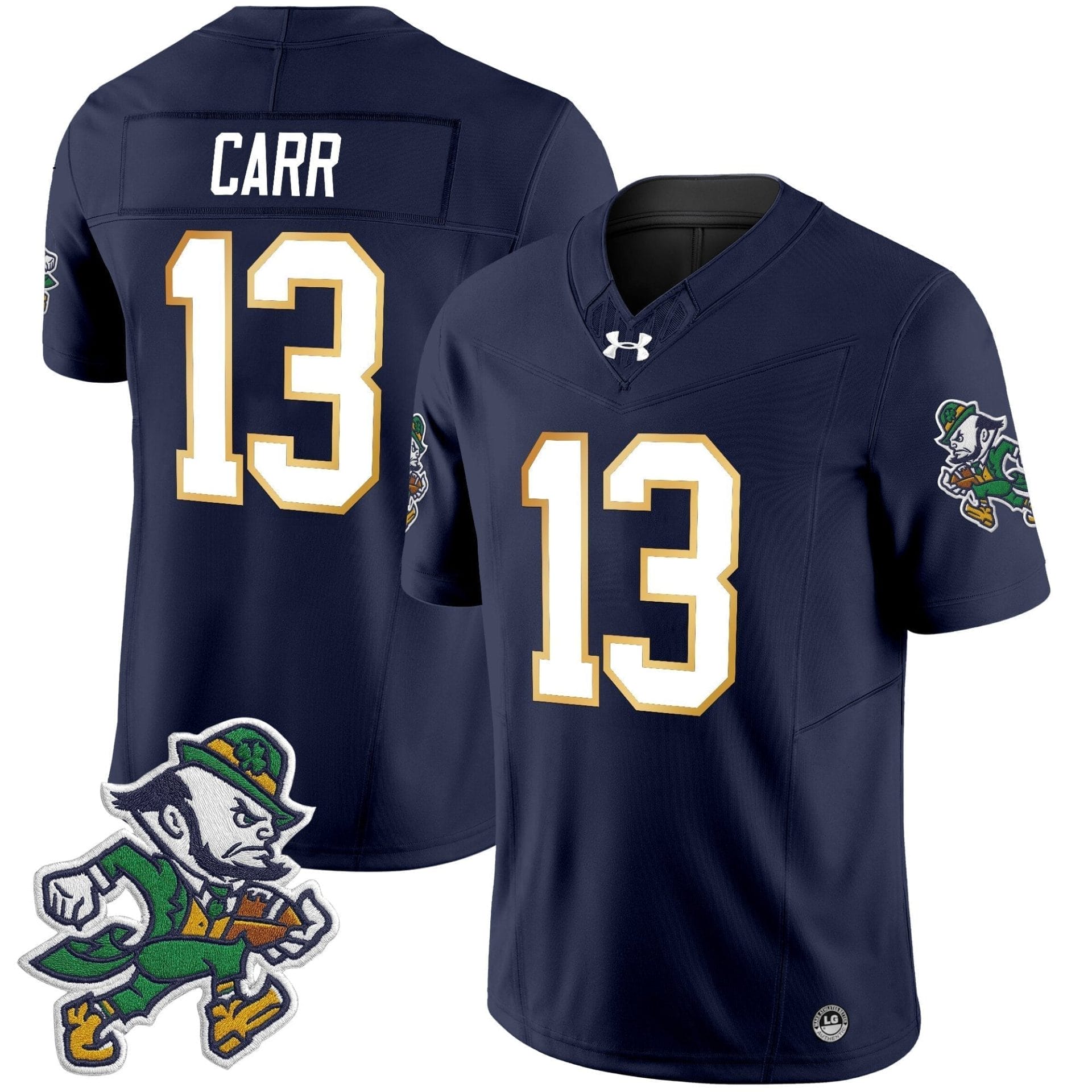 Notre Dame Fighting Irish 2025 'Gridiron Leprechaun Edition' Vapor Limited Jersey – All Stitched 12 Notre Dame Fighting Irish 2025 'Gridiron Leprechaun Edition' Vapor Limited Jersey – All Stitched - Image 12