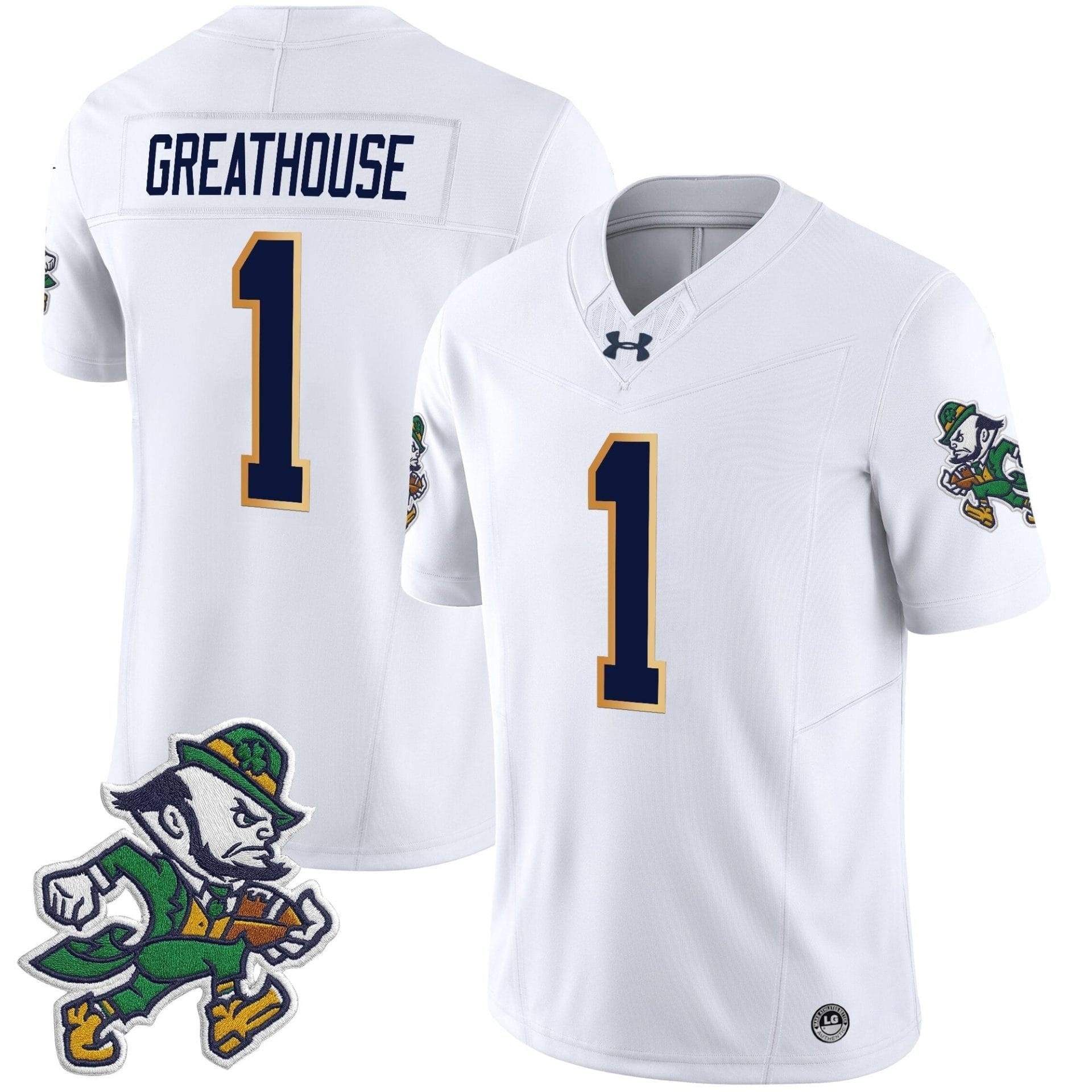 Notre Dame Fighting Irish 2025 'Gridiron Leprechaun Edition' Vapor Limited Jersey – All Stitched 33 Notre Dame Fighting Irish 2025 'Gridiron Leprechaun Edition' Vapor Limited Jersey – All Stitched - Image 33