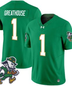 Notre Dame Fighting Irish 2025 'Gridiron Leprechaun Edition' Vapor Limited Jersey – All Stitched 47 17558610457bfafe8169