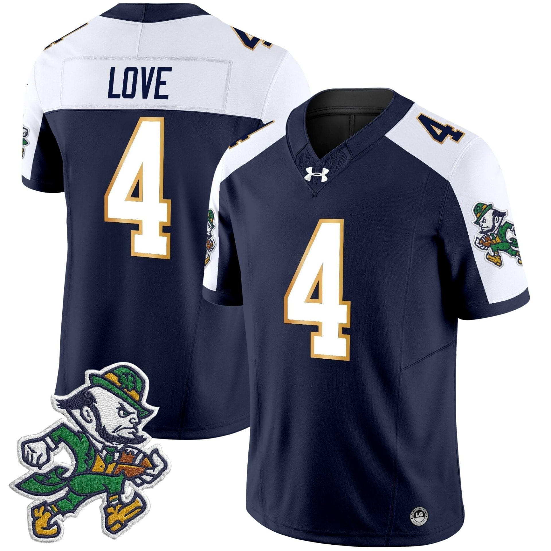 Notre Dame Fighting Irish 2025 'Gridiron Leprechaun Edition' Vapor Limited Jersey – All Stitched 71 17558610459353cec6c9