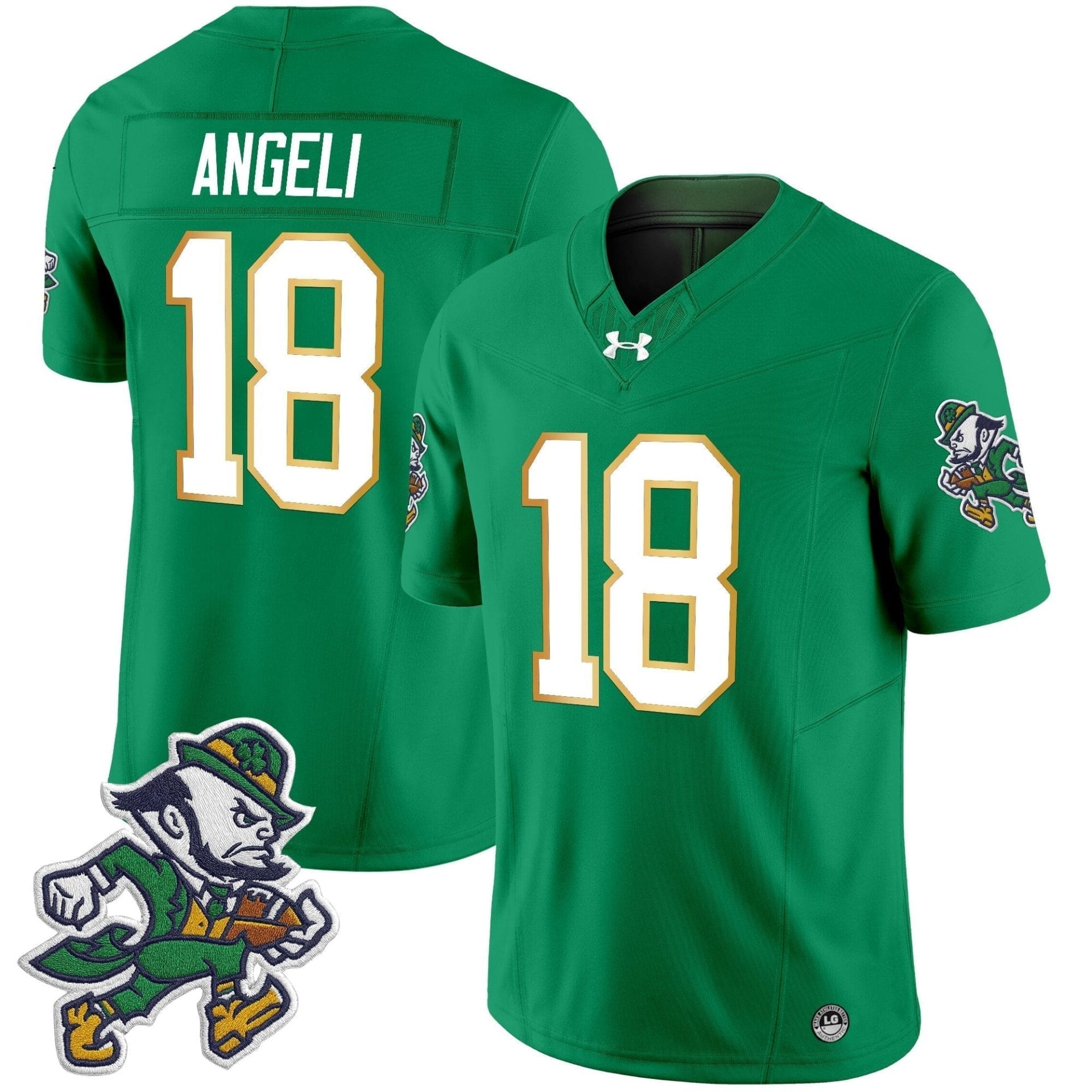 Notre Dame Fighting Irish 2025 'Gridiron Leprechaun Edition' Vapor Limited Jersey – All Stitched 3 Notre Dame Fighting Irish 2025 'Gridiron Leprechaun Edition' Vapor Limited Jersey – All Stitched - Image 3