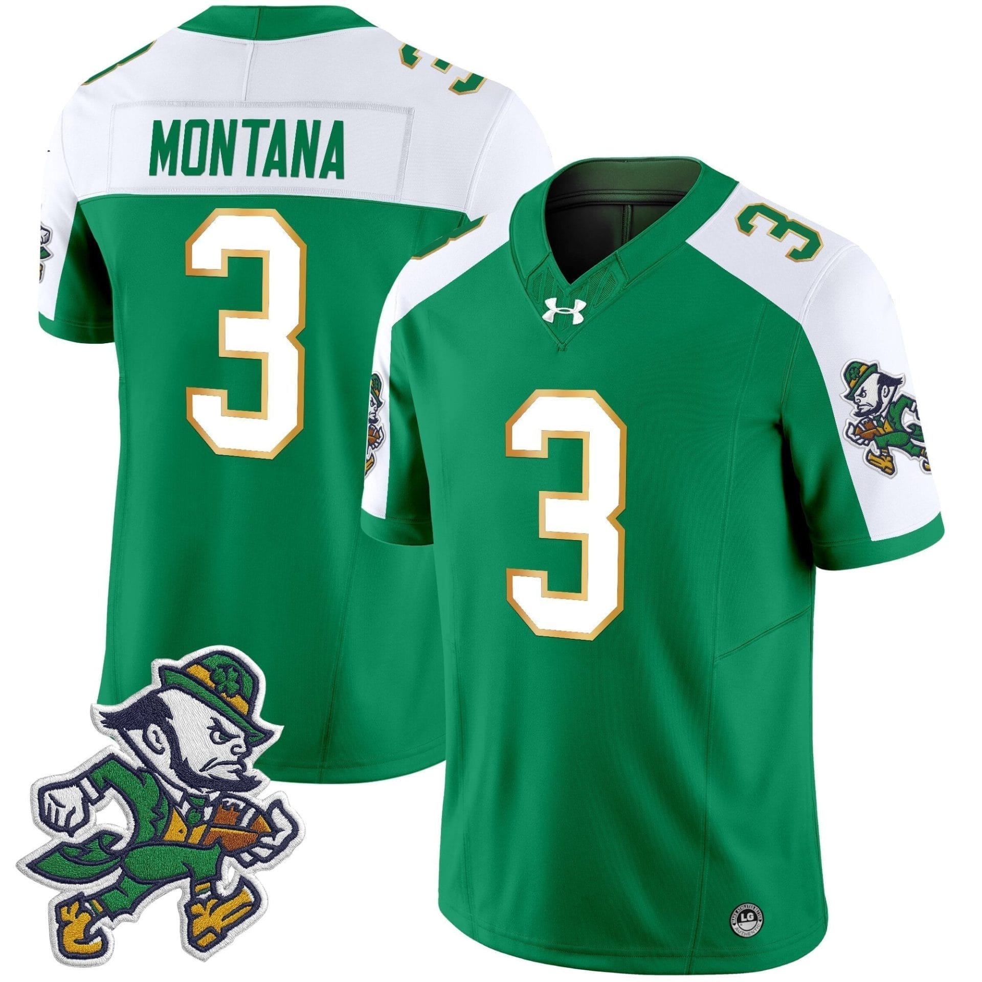 Notre Dame Fighting Irish 2025 'Gridiron Leprechaun Edition' Vapor Limited Jersey – All Stitched 25 Notre Dame Fighting Irish 2025 'Gridiron Leprechaun Edition' Vapor Limited Jersey – All Stitched - Image 25