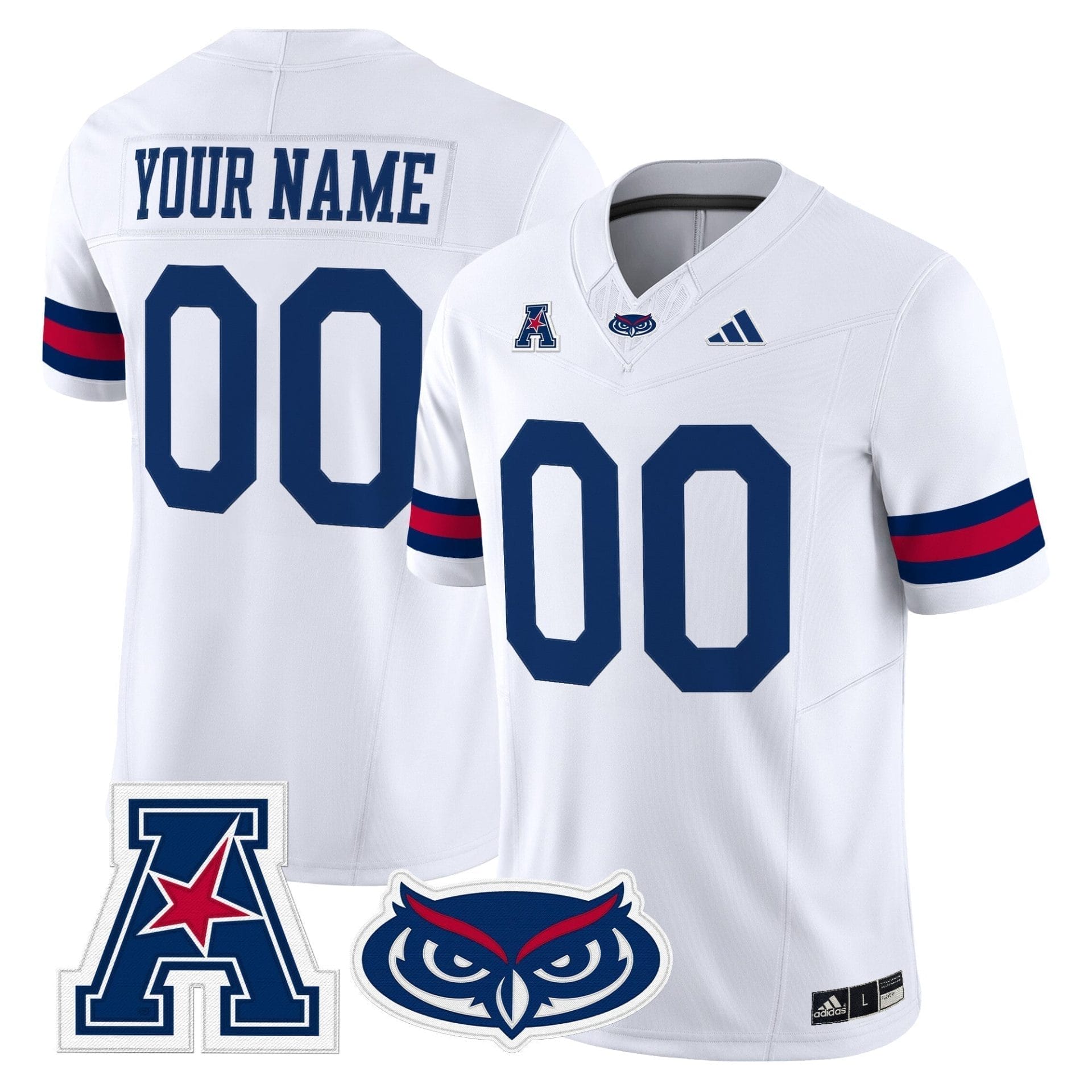 Custom Florida Atlantic Owls Jersey Name, Number 2025 Limited Stitched All Colors 2 Custom Florida Atlantic Owls Jersey Name, Number 2025 Limited Stitched All Colors - Image 2