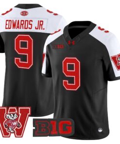 Wisconsin Badgers Throwback Vapor Limited Jersey - All Stitched 52 1756119460596d237556