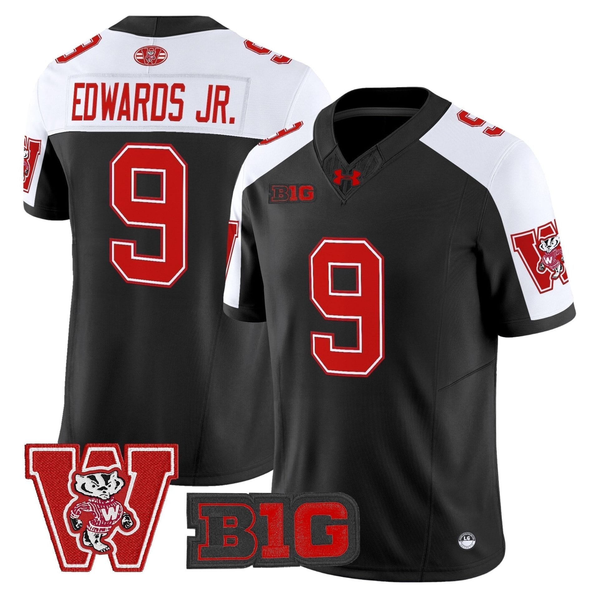 Wisconsin Badgers Throwback Vapor Limited Jersey - All Stitched 13 Wisconsin Badgers Throwback Vapor Limited Jersey - All Stitched - Image 13