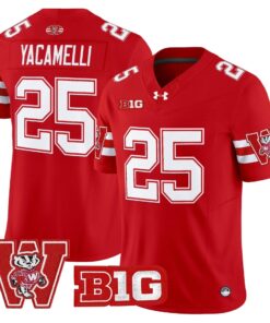Wisconsin Badgers Throwback Vapor Limited Jersey - All Stitched 63 17561194610c5273b45f