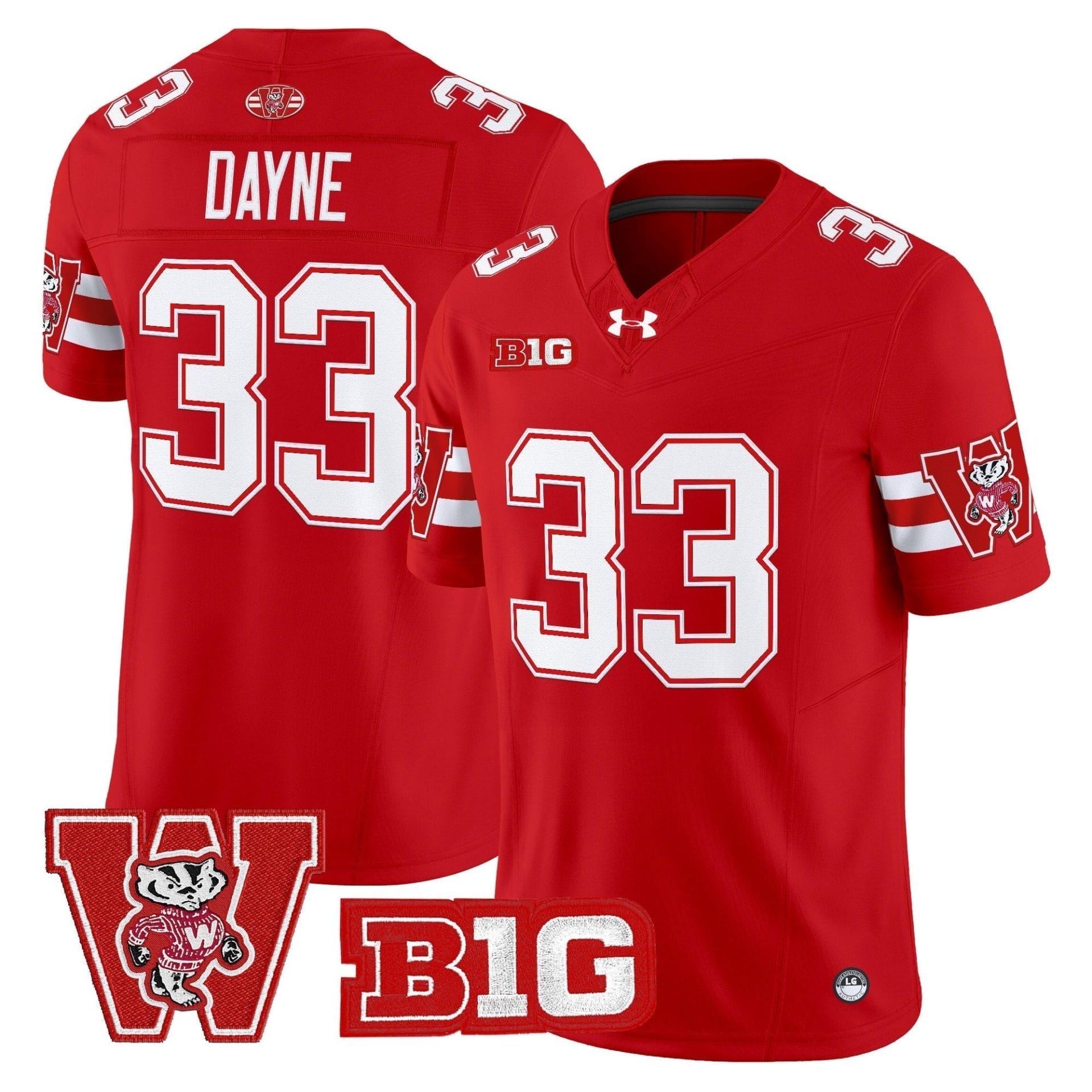 Wisconsin Badgers Throwback Vapor Limited Jersey - All Stitched 26 Wisconsin Badgers Throwback Vapor Limited Jersey - All Stitched - Image 26