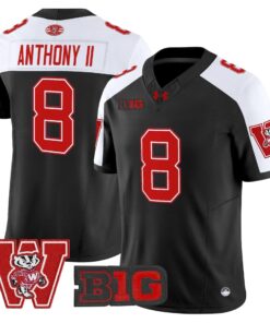 Wisconsin Badgers Throwback Vapor Limited Jersey - All Stitched 56 1756119461510221a8cf