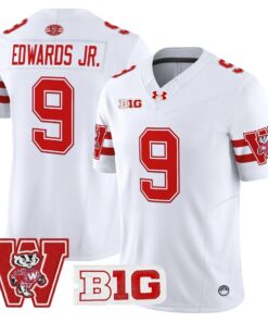 Wisconsin Badgers Throwback Vapor Limited Jersey - All Stitched 68 1756119461a318573a45