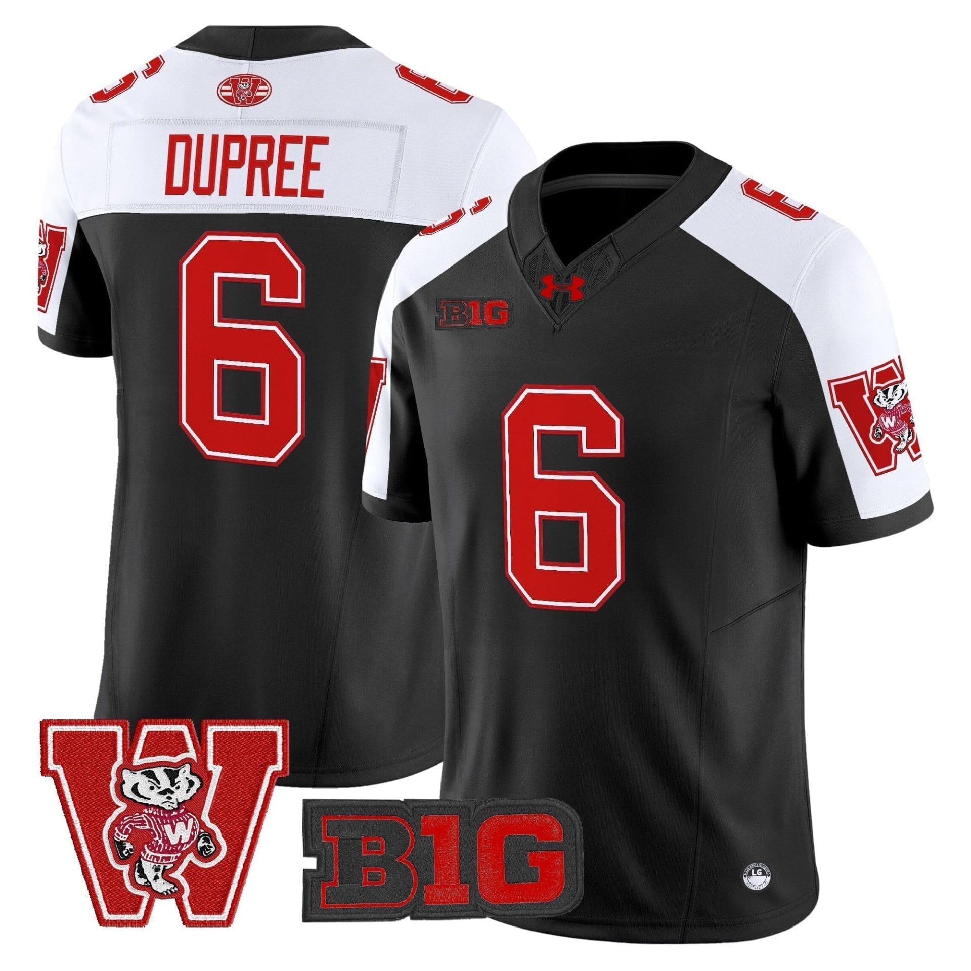 Wisconsin Badgers Throwback Vapor Limited Jersey - All Stitched 15 Wisconsin Badgers Throwback Vapor Limited Jersey - All Stitched - Image 15
