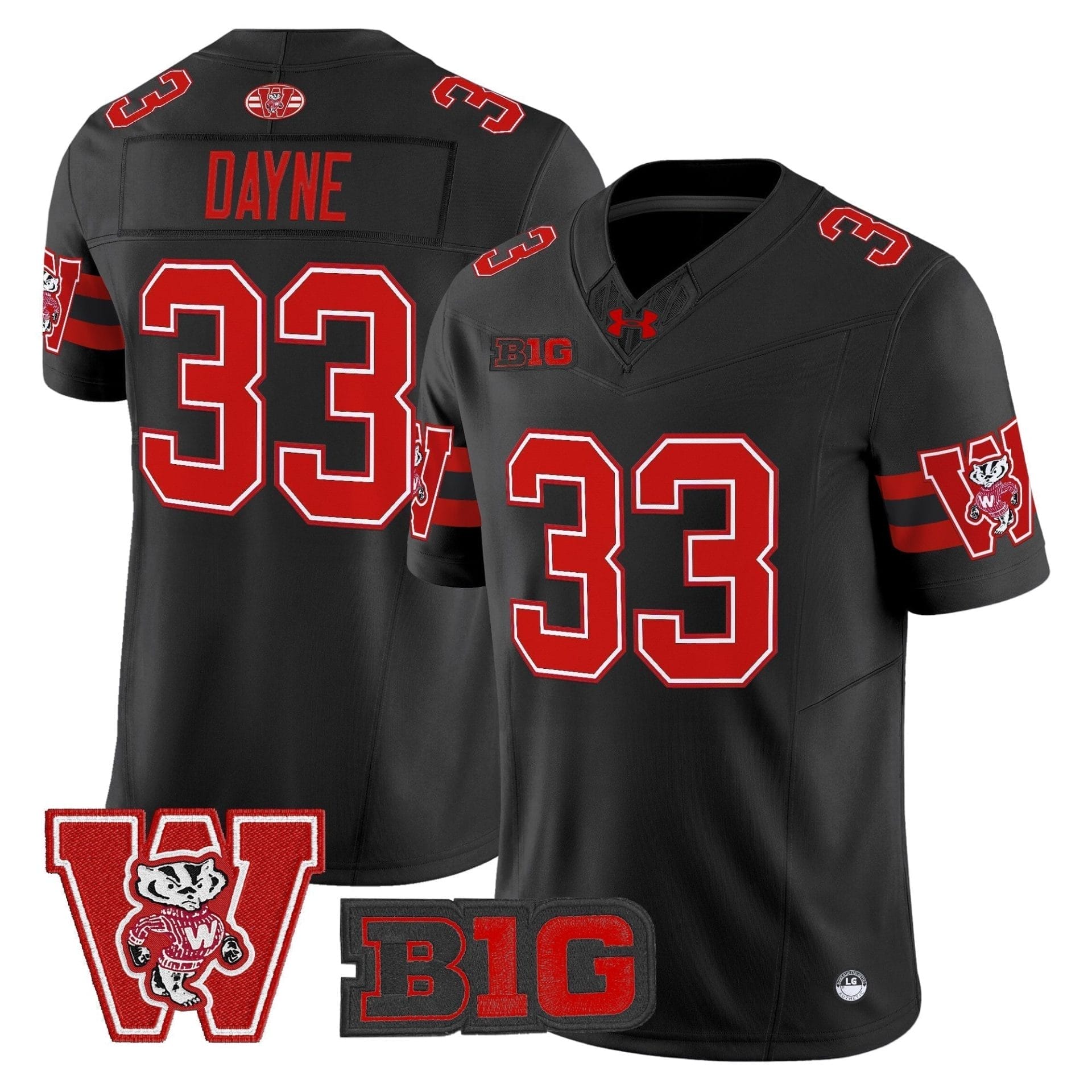 Wisconsin Badgers Throwback Vapor Limited Jersey - All Stitched 39 Wisconsin Badgers Throwback Vapor Limited Jersey - All Stitched - Image 39