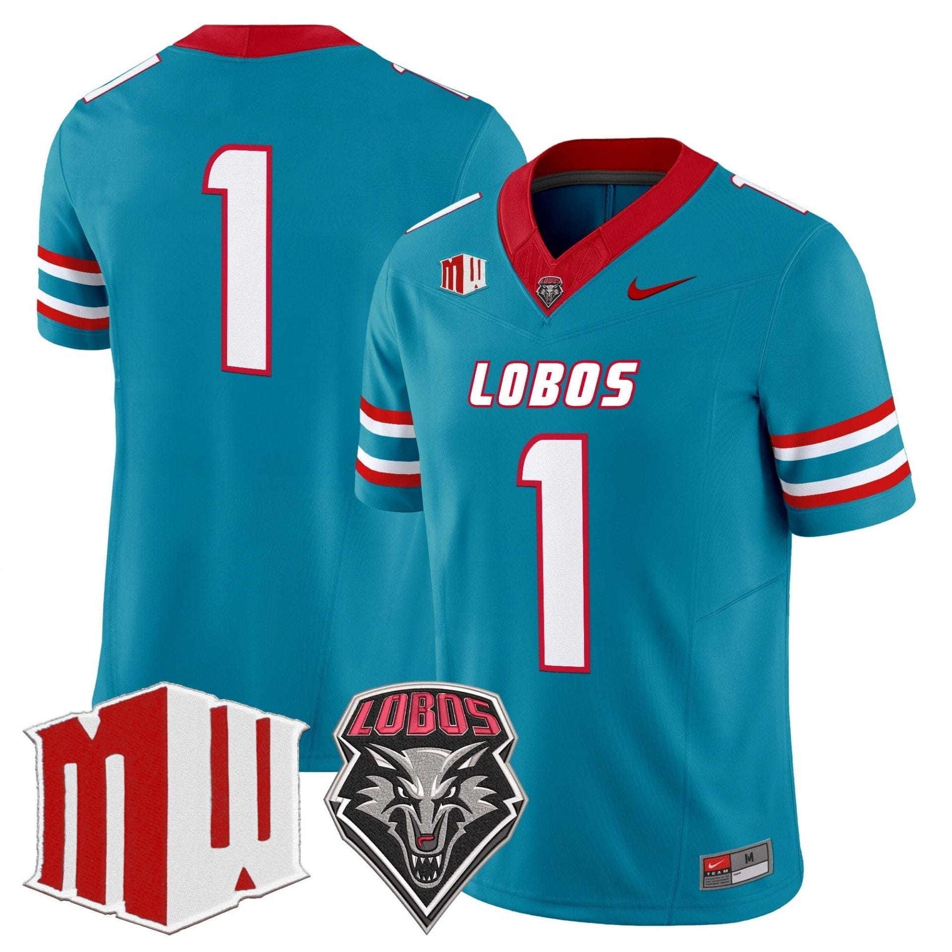 New Mexico Lobos 2025 Vapor Limited Jersey - All Stitched 3 New Mexico Lobos 2025 Vapor Limited Jersey - All Stitched - Image 3