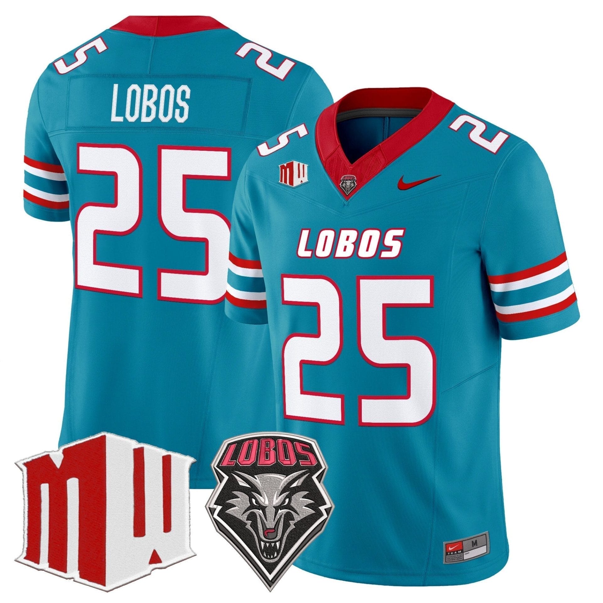 New Mexico Lobos 2025 Vapor Limited Jersey - All Stitched 2 New Mexico Lobos 2025 Vapor Limited Jersey - All Stitched - Image 2