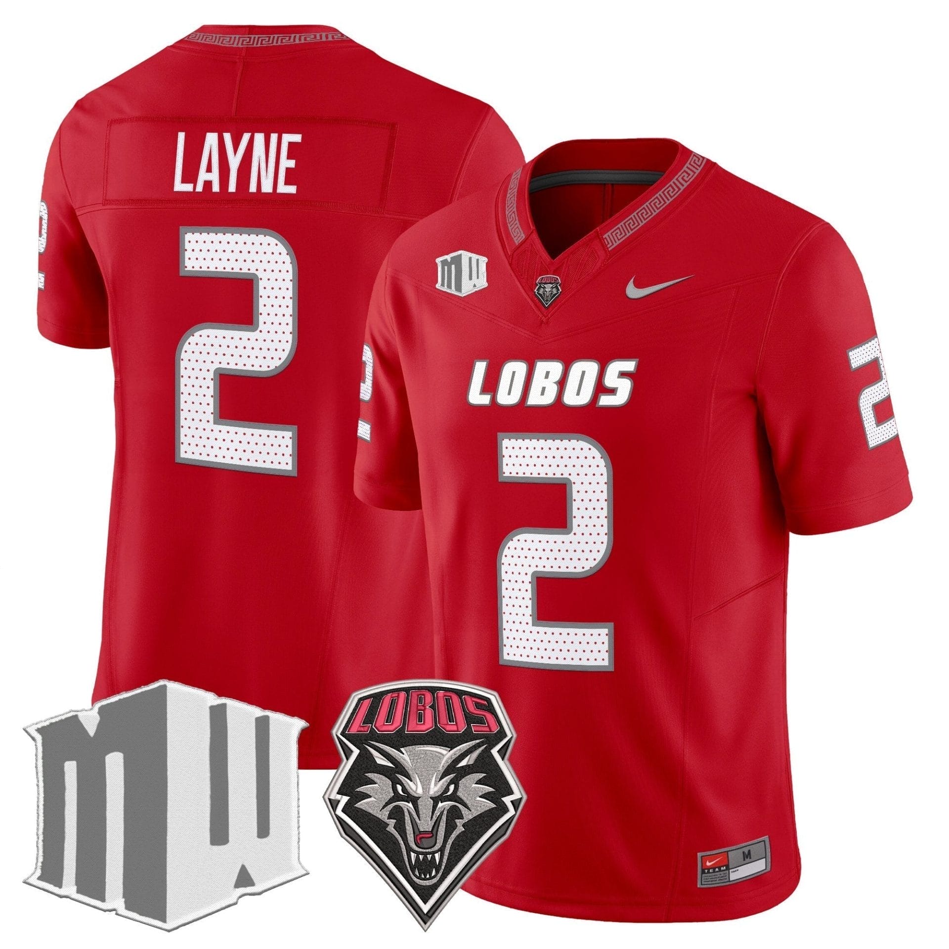 New Mexico Lobos 2025 Vapor Limited Jersey - All Stitched 5 New Mexico Lobos 2025 Vapor Limited Jersey - All Stitched - Image 5