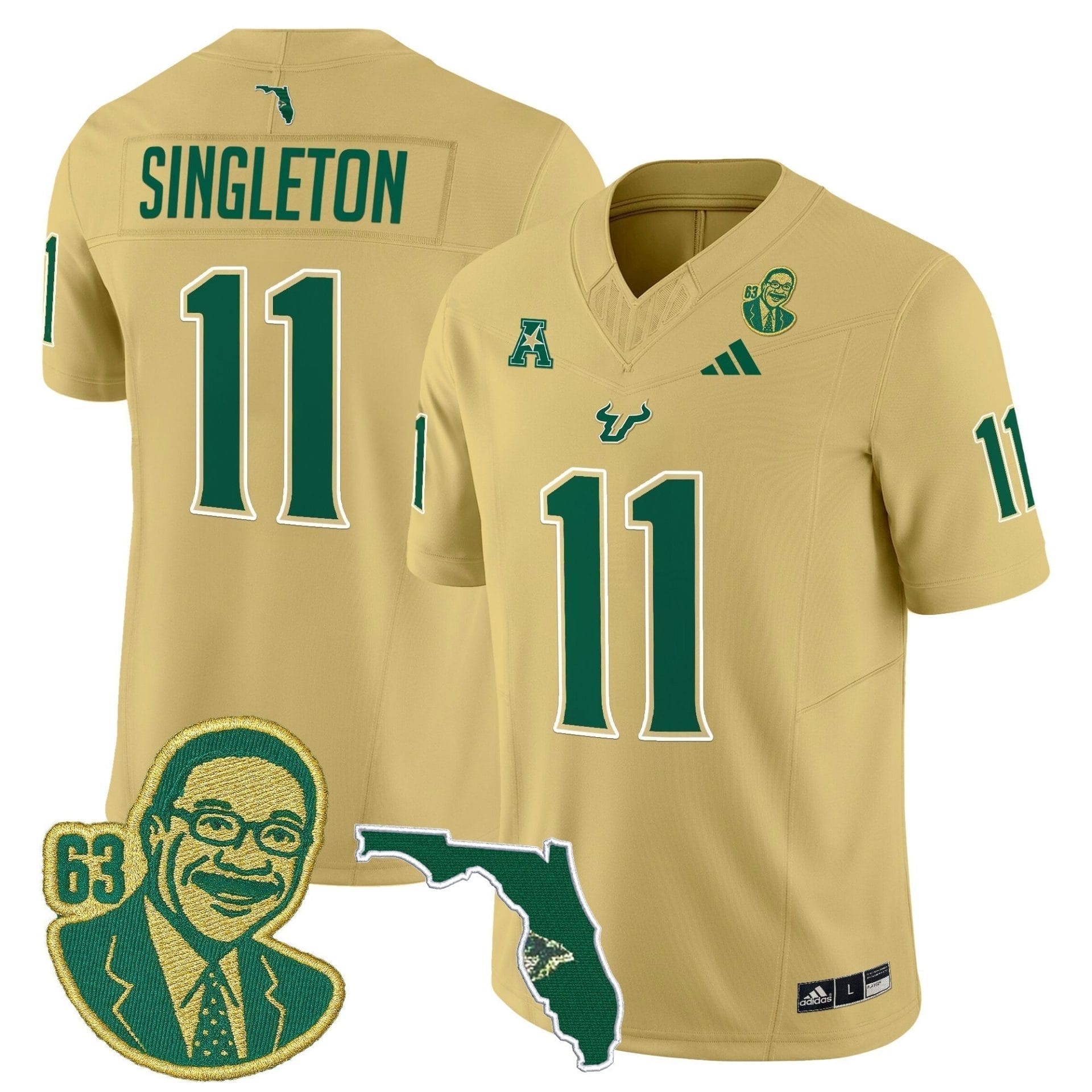 South Florida Bulls 'Lee Roy Selmon Legacy Edition' Vapor Limited Jersey - All Stitched 11 South Florida Bulls 'Lee Roy Selmon Legacy Edition' Vapor Limited Jersey - All Stitched - Image 11