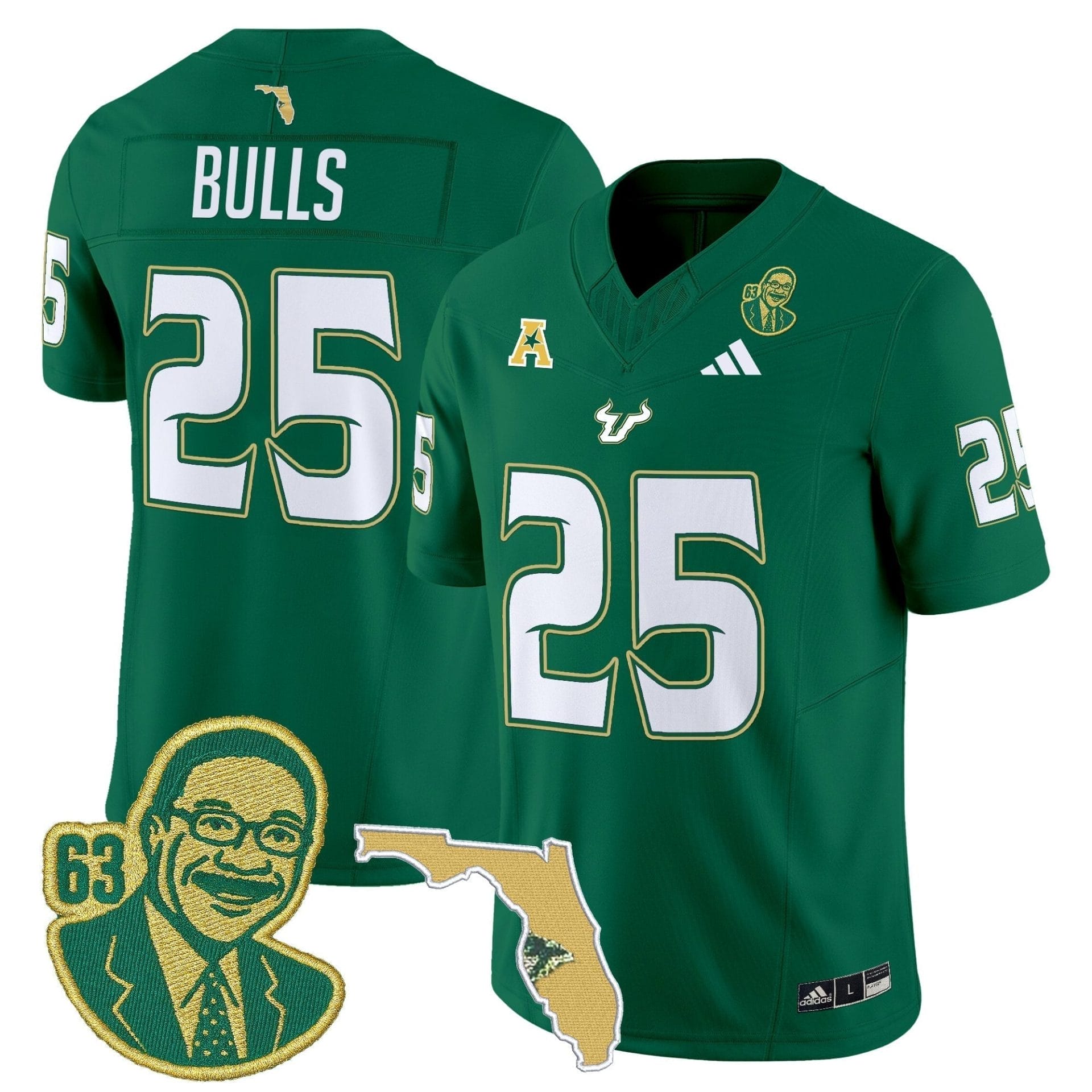 South Florida Bulls 'Lee Roy Selmon Legacy Edition' Vapor Limited Jersey - All Stitched 40 South Florida Bulls 'Lee Roy Selmon Legacy Edition' Vapor Limited Jersey - All Stitched - Image 40