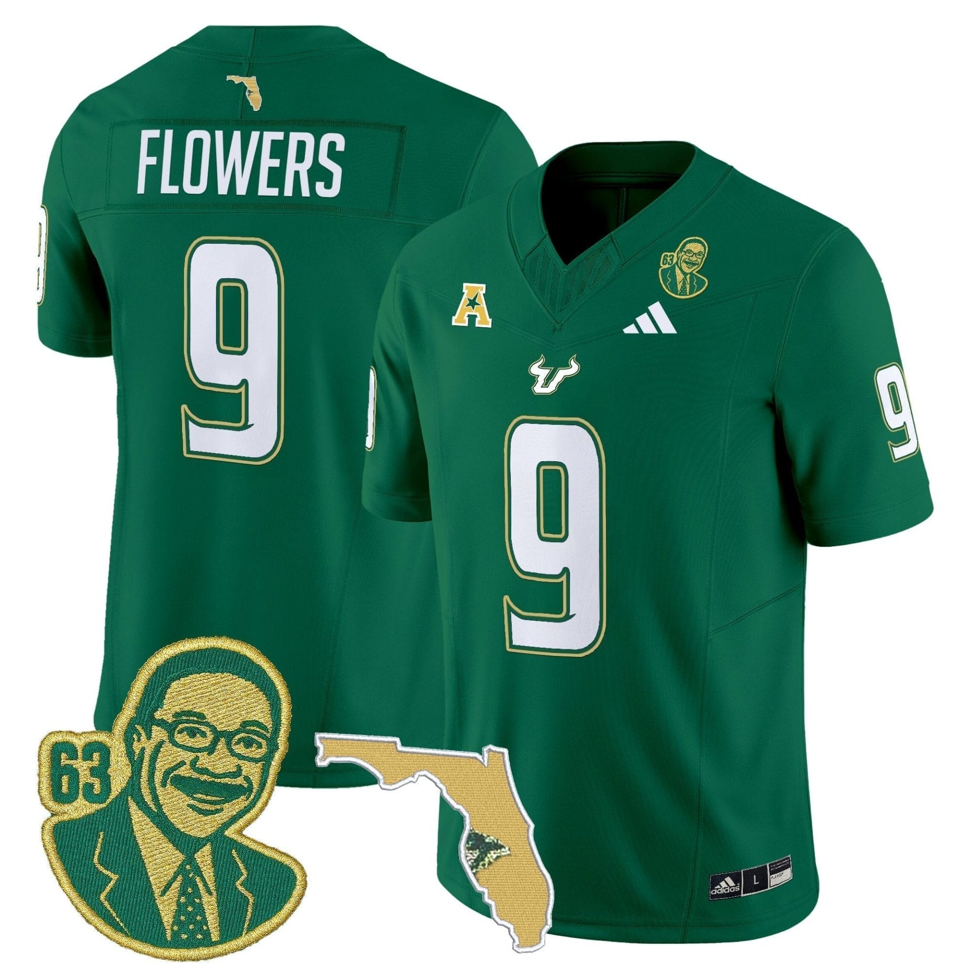 South Florida Bulls 'Lee Roy Selmon Legacy Edition' Vapor Limited Jersey - All Stitched 38 South Florida Bulls 'Lee Roy Selmon Legacy Edition' Vapor Limited Jersey - All Stitched - Image 38