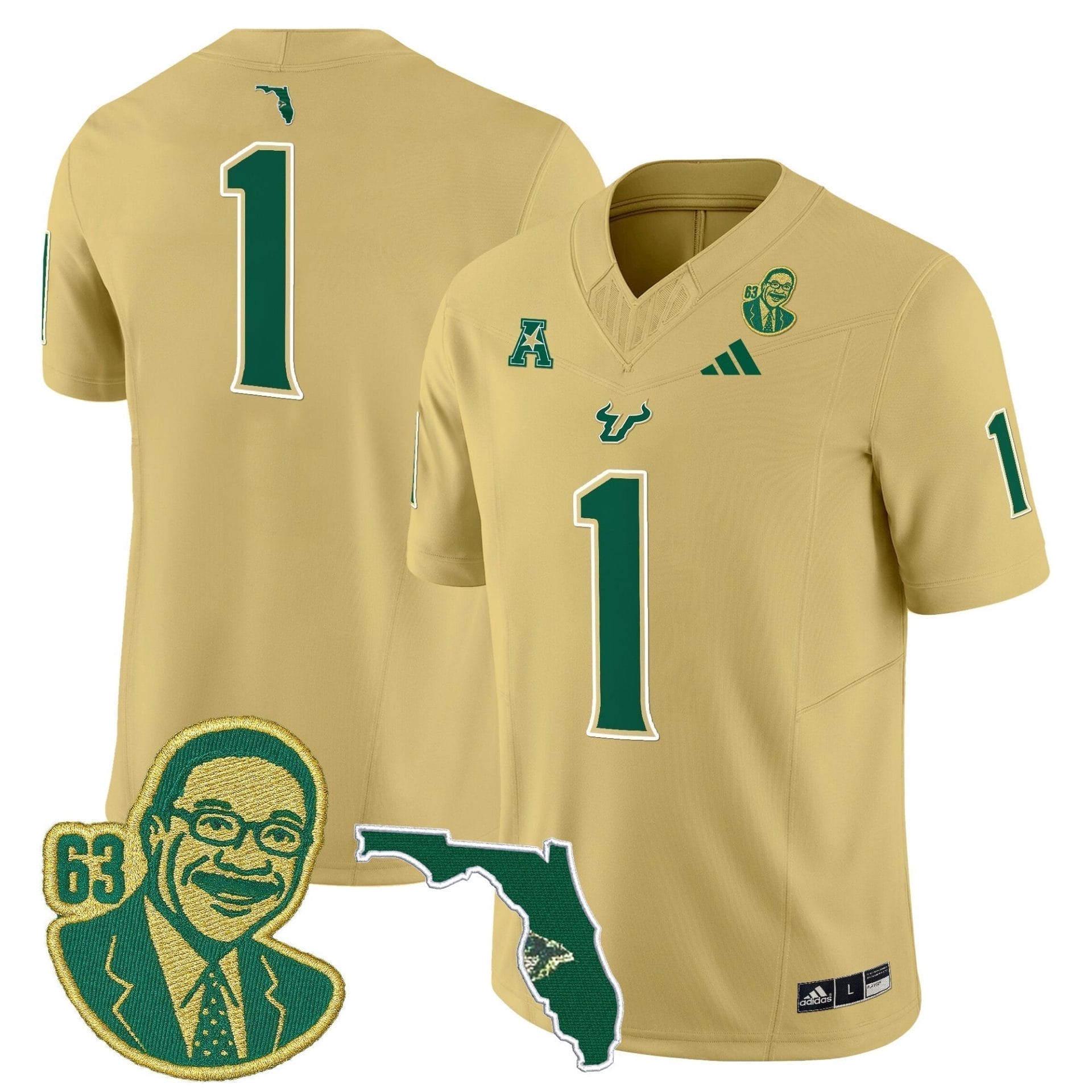 South Florida Bulls 'Lee Roy Selmon Legacy Edition' Vapor Limited Jersey - All Stitched 17 South Florida Bulls 'Lee Roy Selmon Legacy Edition' Vapor Limited Jersey - All Stitched - Image 17