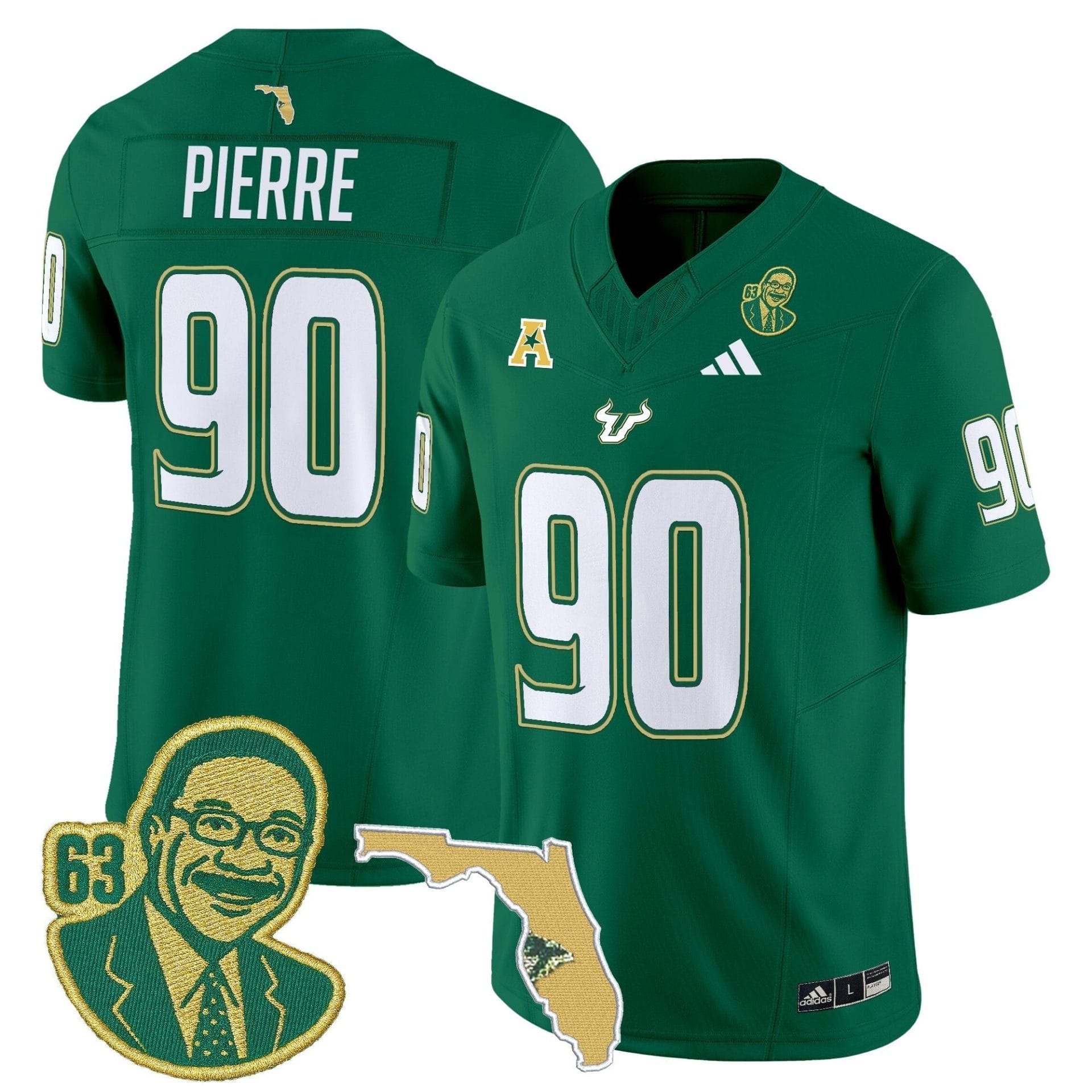 South Florida Bulls 'Lee Roy Selmon Legacy Edition' Vapor Limited Jersey - All Stitched 39 South Florida Bulls 'Lee Roy Selmon Legacy Edition' Vapor Limited Jersey - All Stitched - Image 39