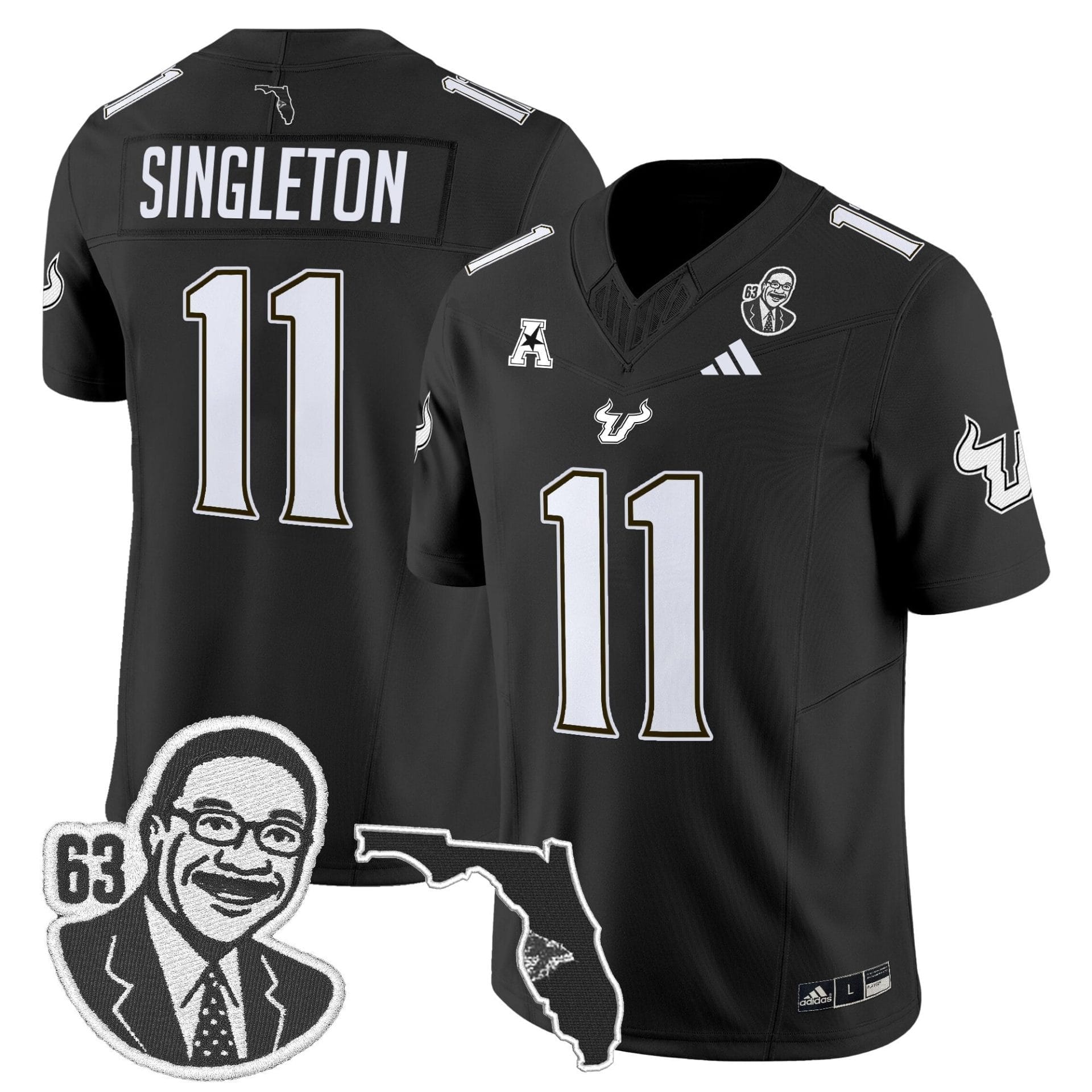 South Florida Bulls 'Lee Roy Selmon Legacy Edition' Vapor Limited Jersey - All Stitched 30 South Florida Bulls 'Lee Roy Selmon Legacy Edition' Vapor Limited Jersey - All Stitched - Image 30