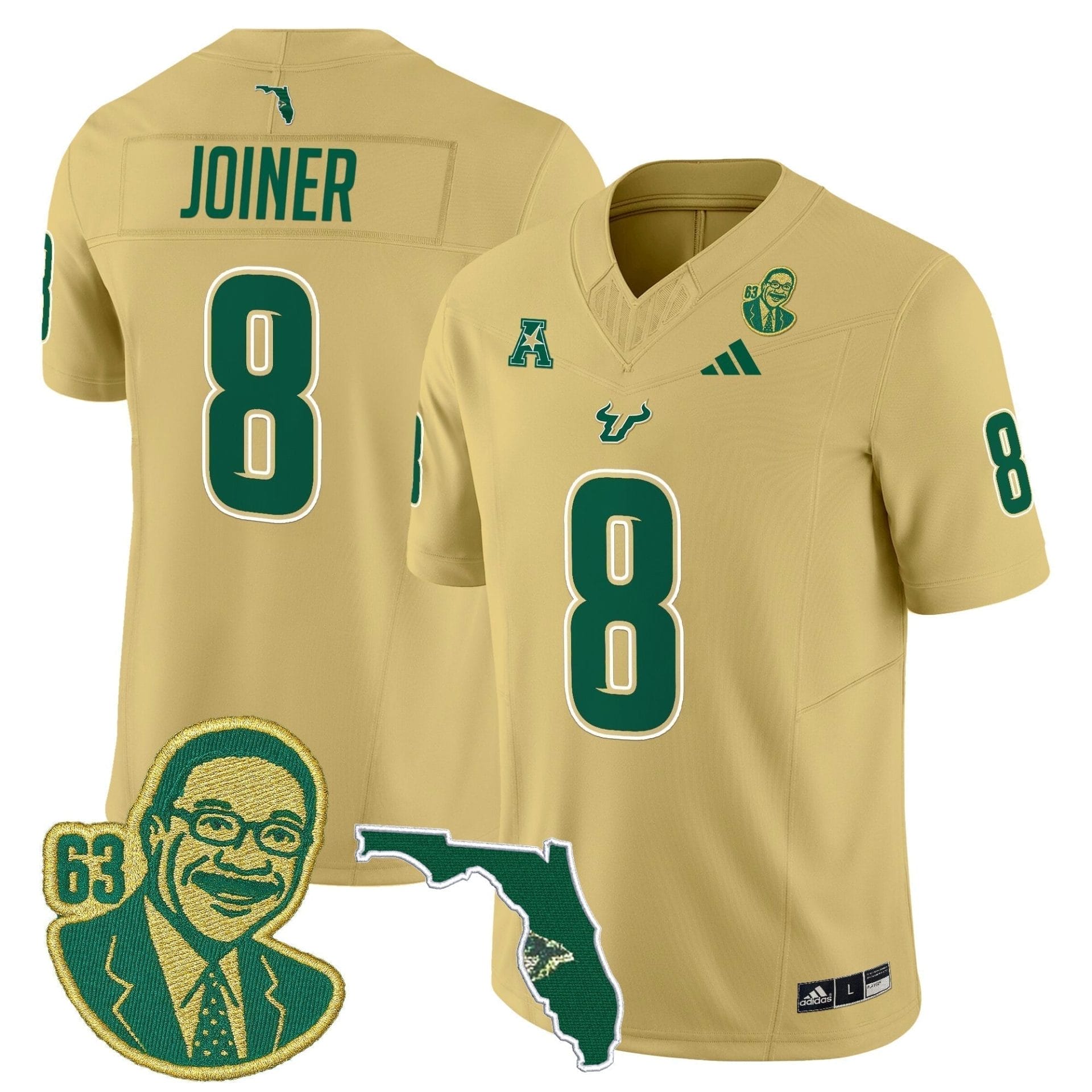 South Florida Bulls 'Lee Roy Selmon Legacy Edition' Vapor Limited Jersey - All Stitched 10 South Florida Bulls 'Lee Roy Selmon Legacy Edition' Vapor Limited Jersey - All Stitched - Image 10