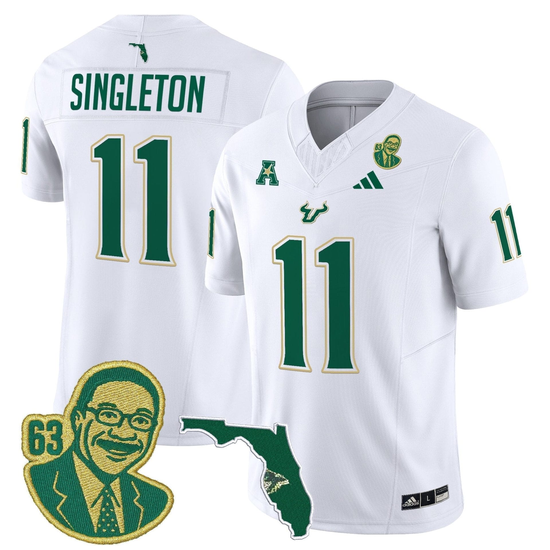 South Florida Bulls 'Lee Roy Selmon Legacy Edition' Vapor Limited Jersey - All Stitched 44 South Florida Bulls 'Lee Roy Selmon Legacy Edition' Vapor Limited Jersey - All Stitched - Image 44