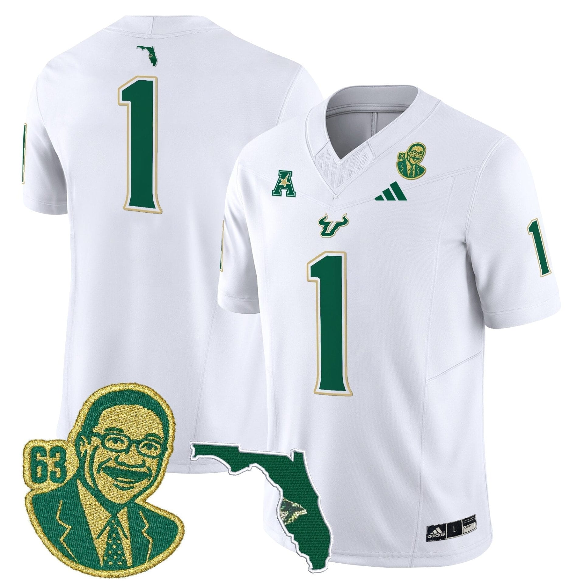 South Florida Bulls 'Lee Roy Selmon Legacy Edition' Vapor Limited Jersey - All Stitched 5 South Florida Bulls 'Lee Roy Selmon Legacy Edition' Vapor Limited Jersey - All Stitched - Image 5