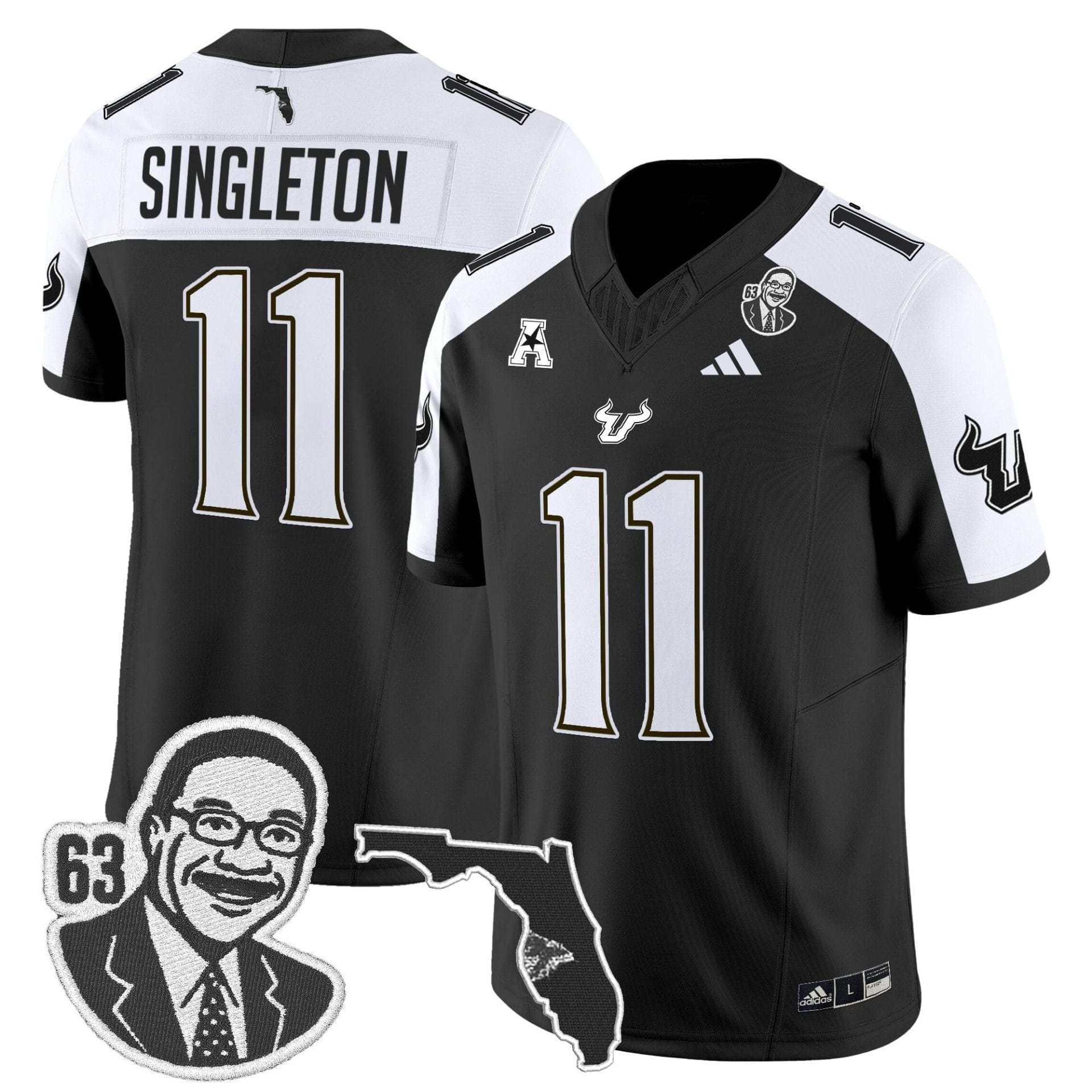 South Florida Bulls 'Lee Roy Selmon Legacy Edition' Vapor Limited Jersey - All Stitched 24 South Florida Bulls 'Lee Roy Selmon Legacy Edition' Vapor Limited Jersey - All Stitched - Image 24