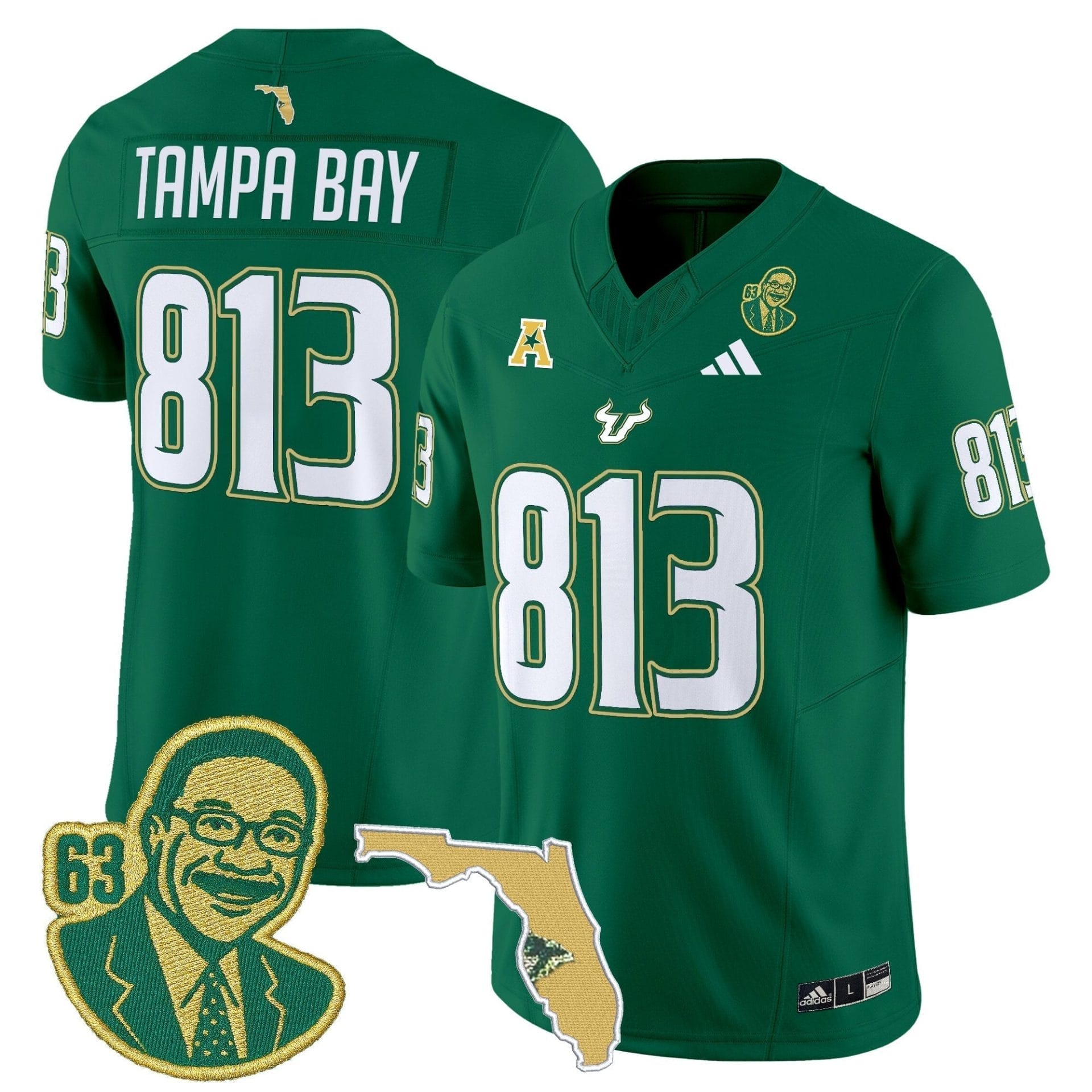 South Florida Bulls 'Lee Roy Selmon Legacy Edition' Vapor Limited Jersey - All Stitched 16 South Florida Bulls 'Lee Roy Selmon Legacy Edition' Vapor Limited Jersey - All Stitched - Image 16