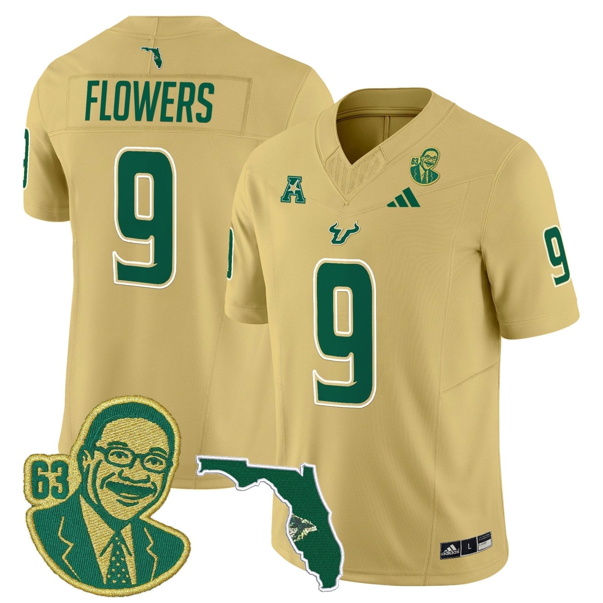 South Florida Bulls 'Lee Roy Selmon Legacy Edition' Vapor Limited Jersey - All Stitched 13 South Florida Bulls 'Lee Roy Selmon Legacy Edition' Vapor Limited Jersey - All Stitched - Image 13