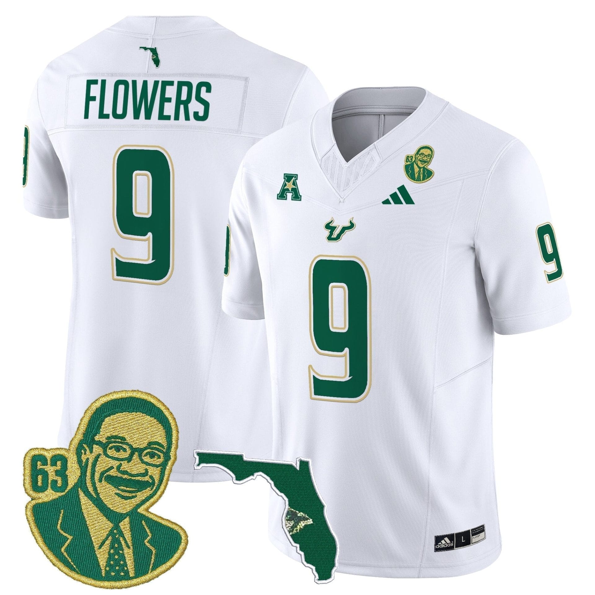 South Florida Bulls 'Lee Roy Selmon Legacy Edition' Vapor Limited Jersey - All Stitched 45 South Florida Bulls 'Lee Roy Selmon Legacy Edition' Vapor Limited Jersey - All Stitched - Image 45