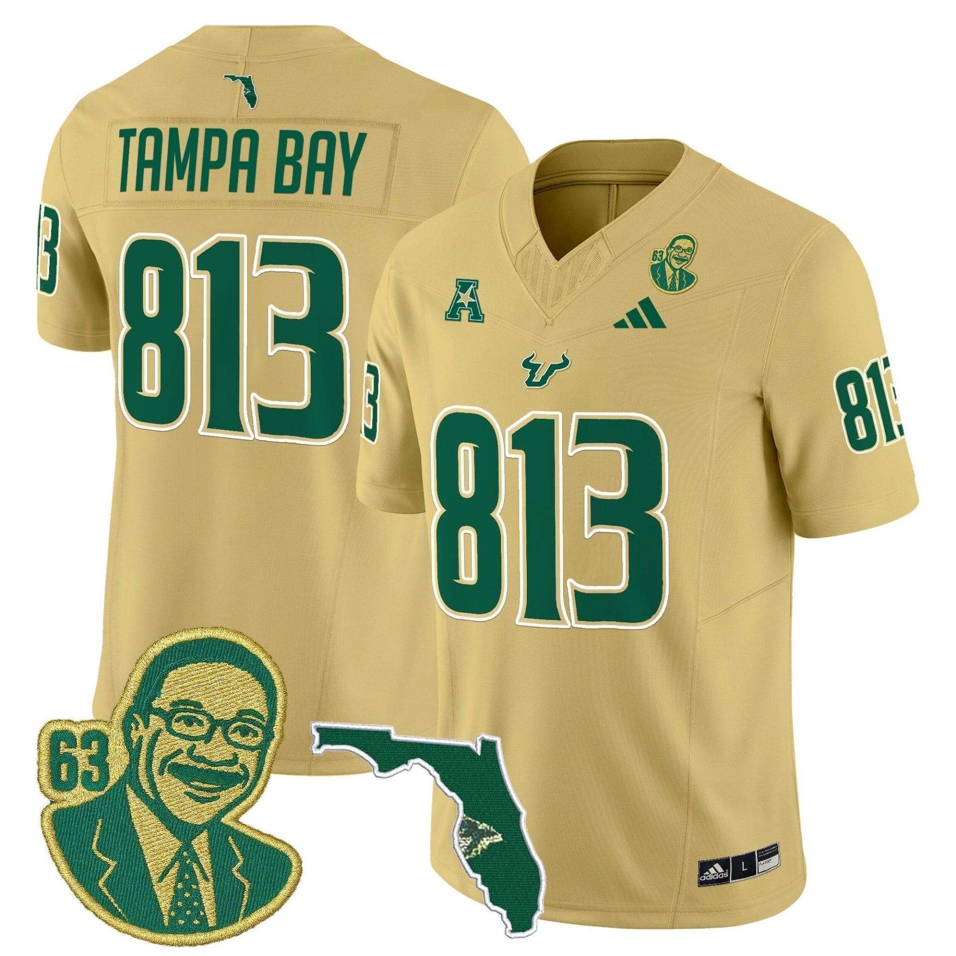 South Florida Bulls 'Lee Roy Selmon Legacy Edition' Vapor Limited Jersey - All Stitched 7 South Florida Bulls 'Lee Roy Selmon Legacy Edition' Vapor Limited Jersey - All Stitched - Image 7