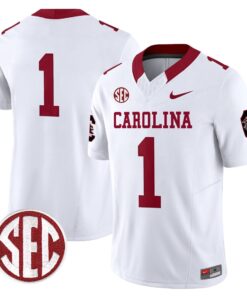 Alternative view of South Carolina Gamecocks 1980 Throwback Vapor Limited Jersey – Rebrand 2026 – All Stitched