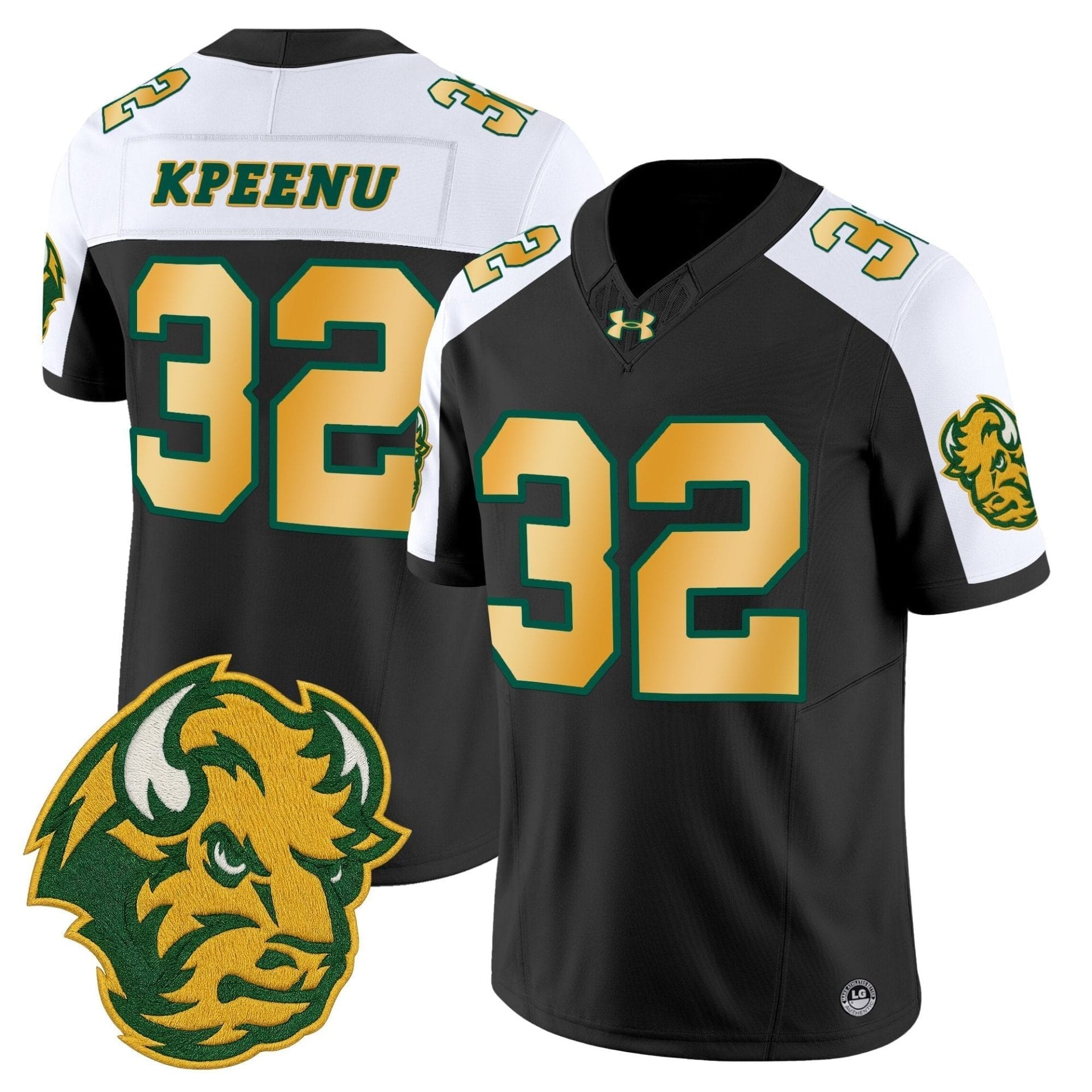 North Dakota State Bison Vapor Limited Jersey - All Stitched 27 North Dakota State Bison Vapor Limited Jersey - All Stitched - Image 27