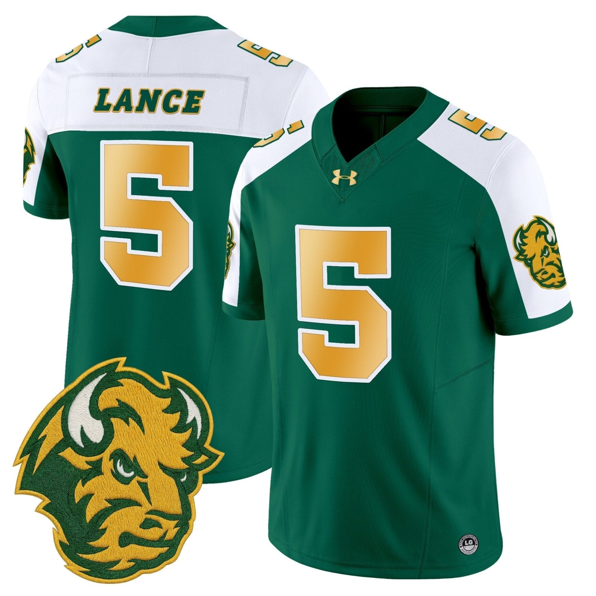 North Dakota State Bison Vapor Limited Jersey - All Stitched 21 North Dakota State Bison Vapor Limited Jersey - All Stitched - Image 21