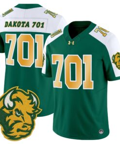 North Dakota State Bison Vapor Limited Jersey - All Stitched 59 1757068787b4e4d84f87