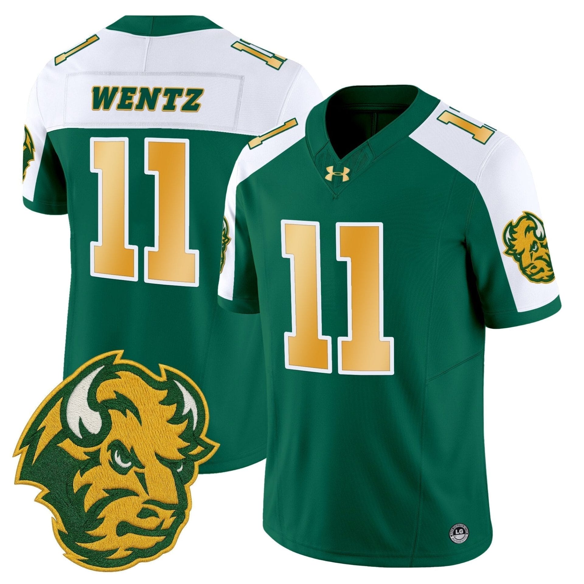 North Dakota State Bison Vapor Limited Jersey - All Stitched 20 North Dakota State Bison Vapor Limited Jersey - All Stitched - Image 20