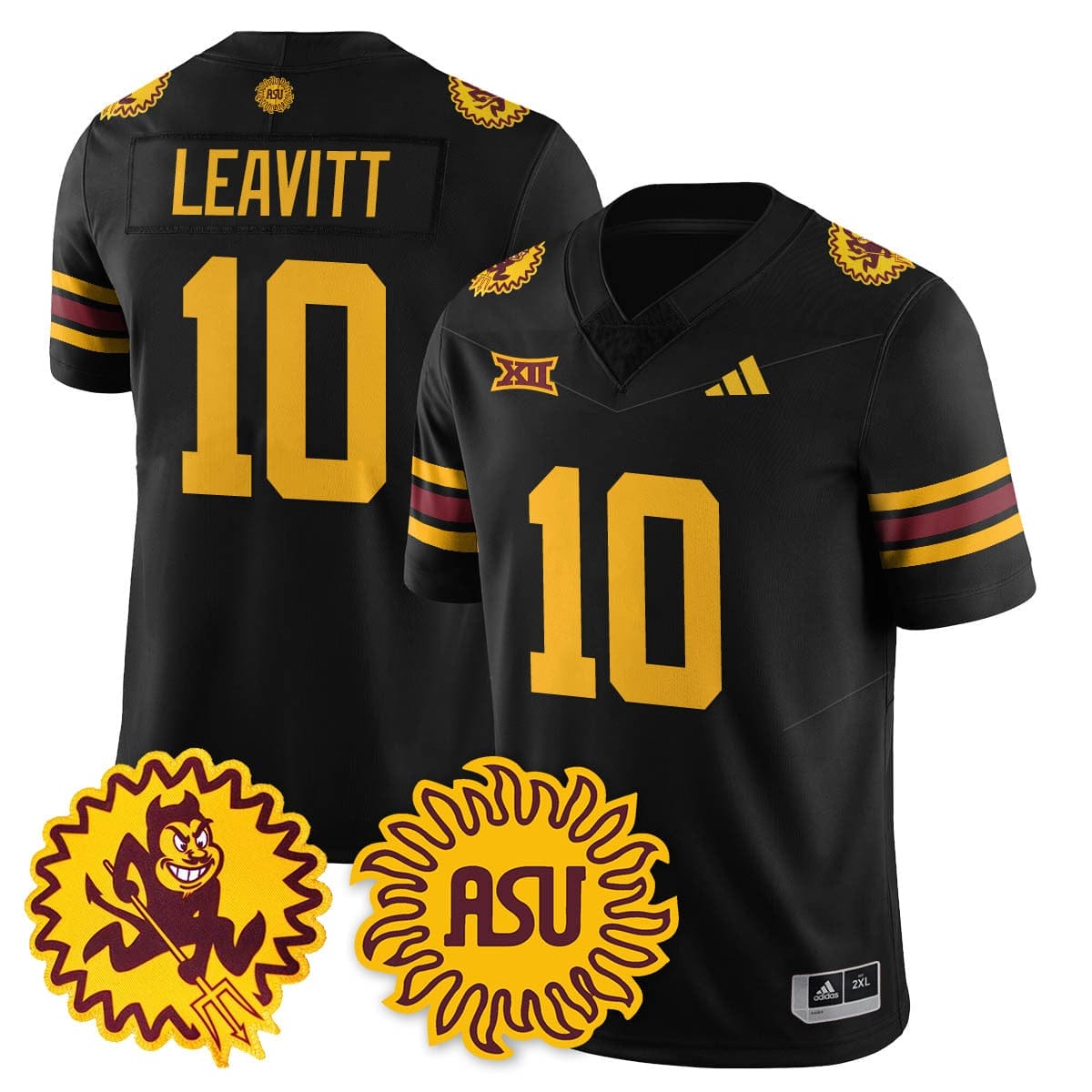Arizona State Sun Devils 1975 Throwback Uniform - All Stitched 15 Arizona State Sun Devils 1975 Throwback Uniform - All Stitched - Image 15