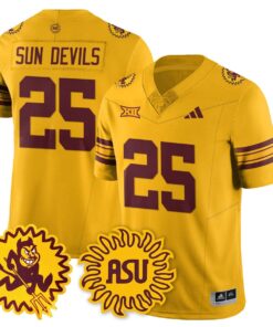 Arizona State Sun Devils 1975 Throwback Uniform - All Stitched 48 1757392884575